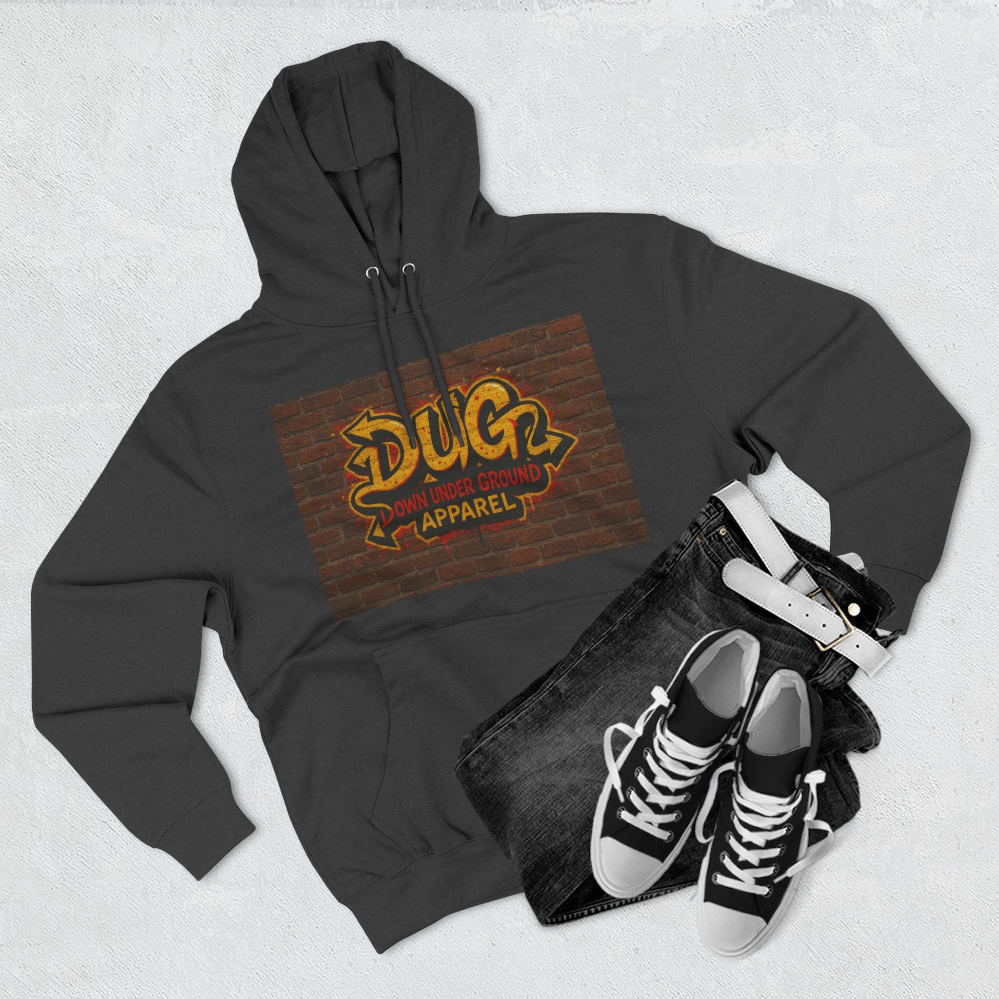 Down Under Ground Graffiti Hip Hop Hoodie