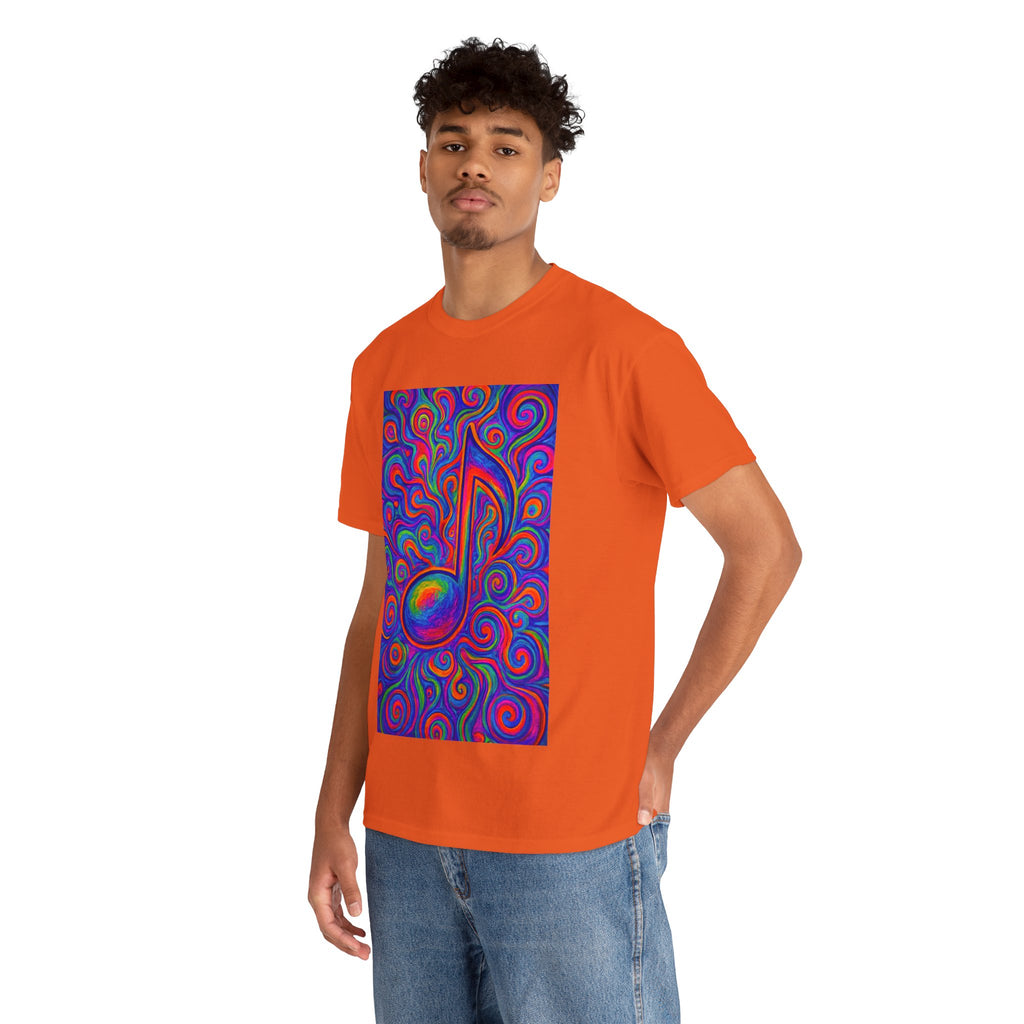 Psychedelic Music Note T-shirt