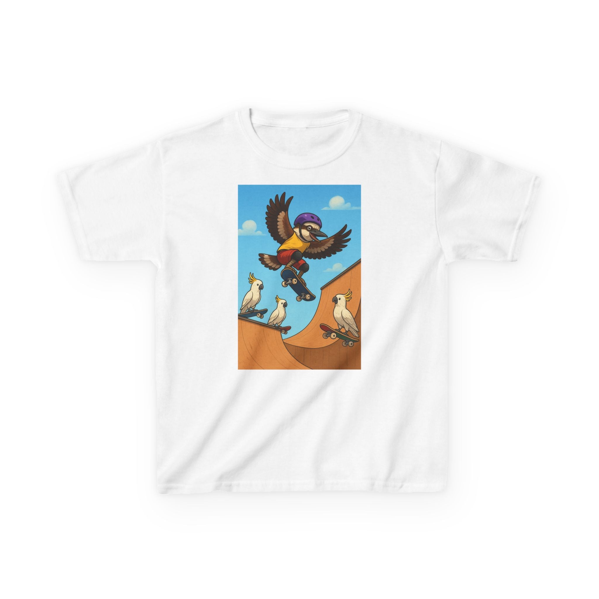 'Skating Kooka' - Kids T-shirt