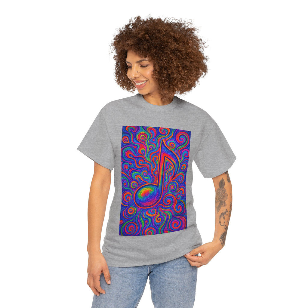 Psychedelic Music Note T-shirt