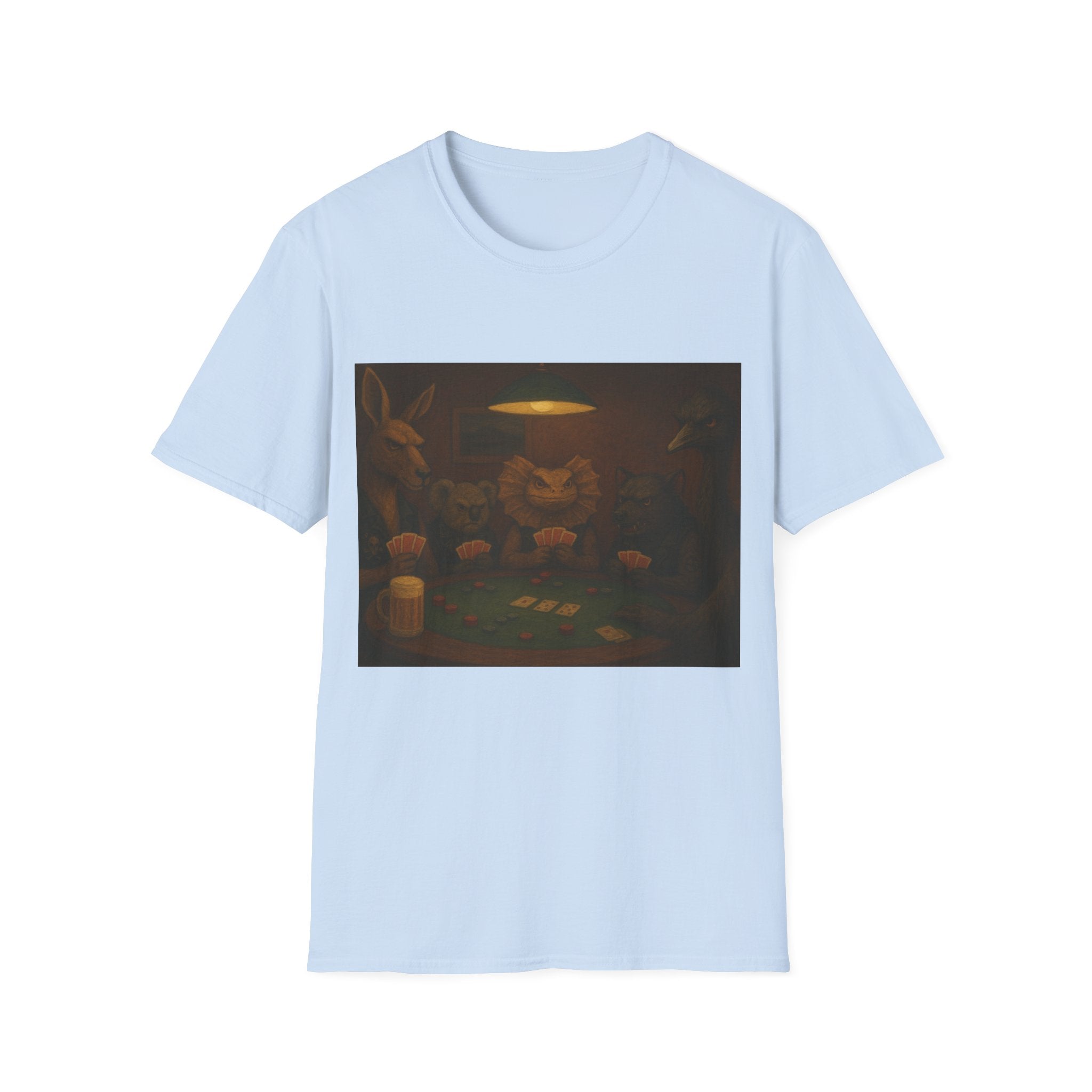 Australian Animals Playing Poker T-Shirt