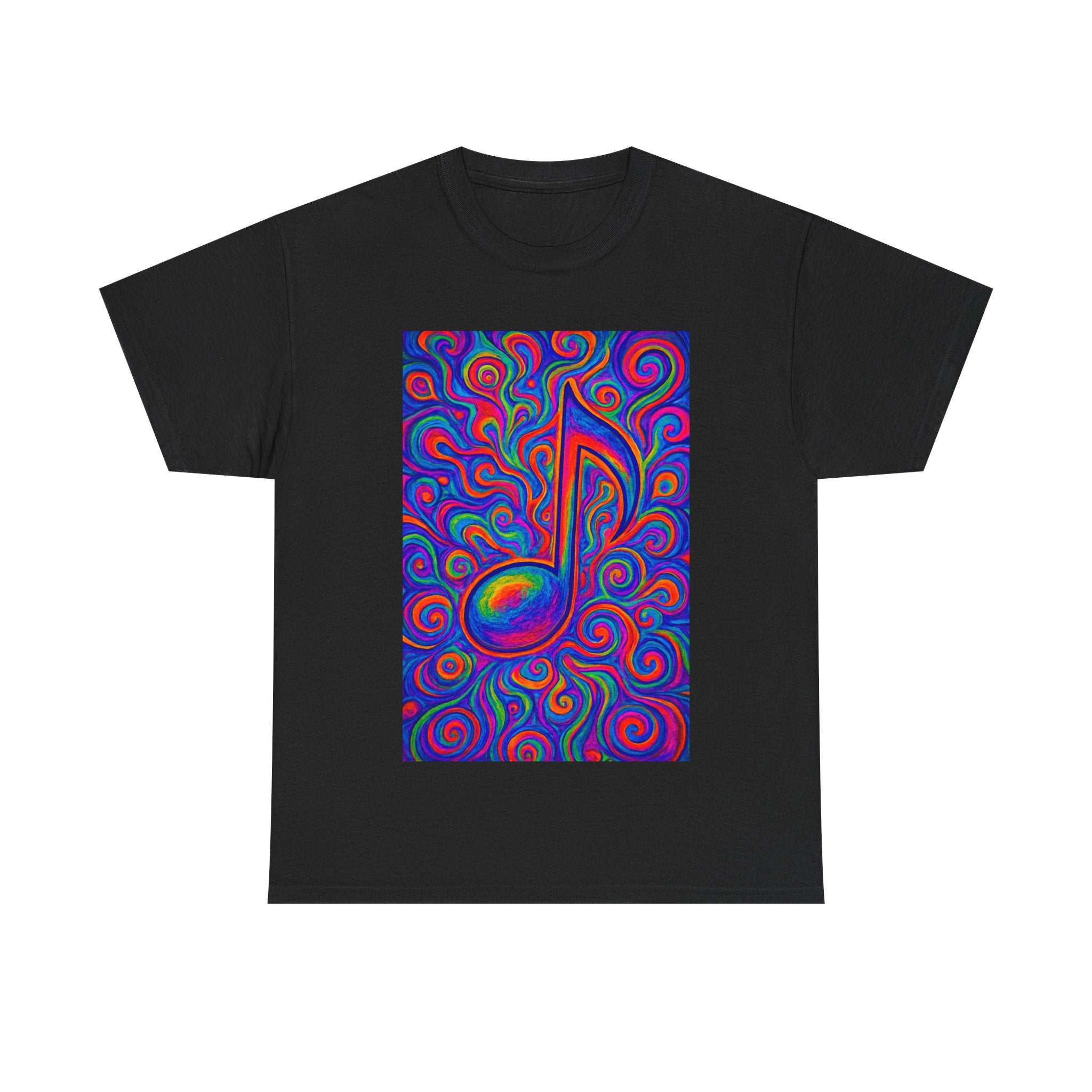 Psychedelic Music Note T-shirt