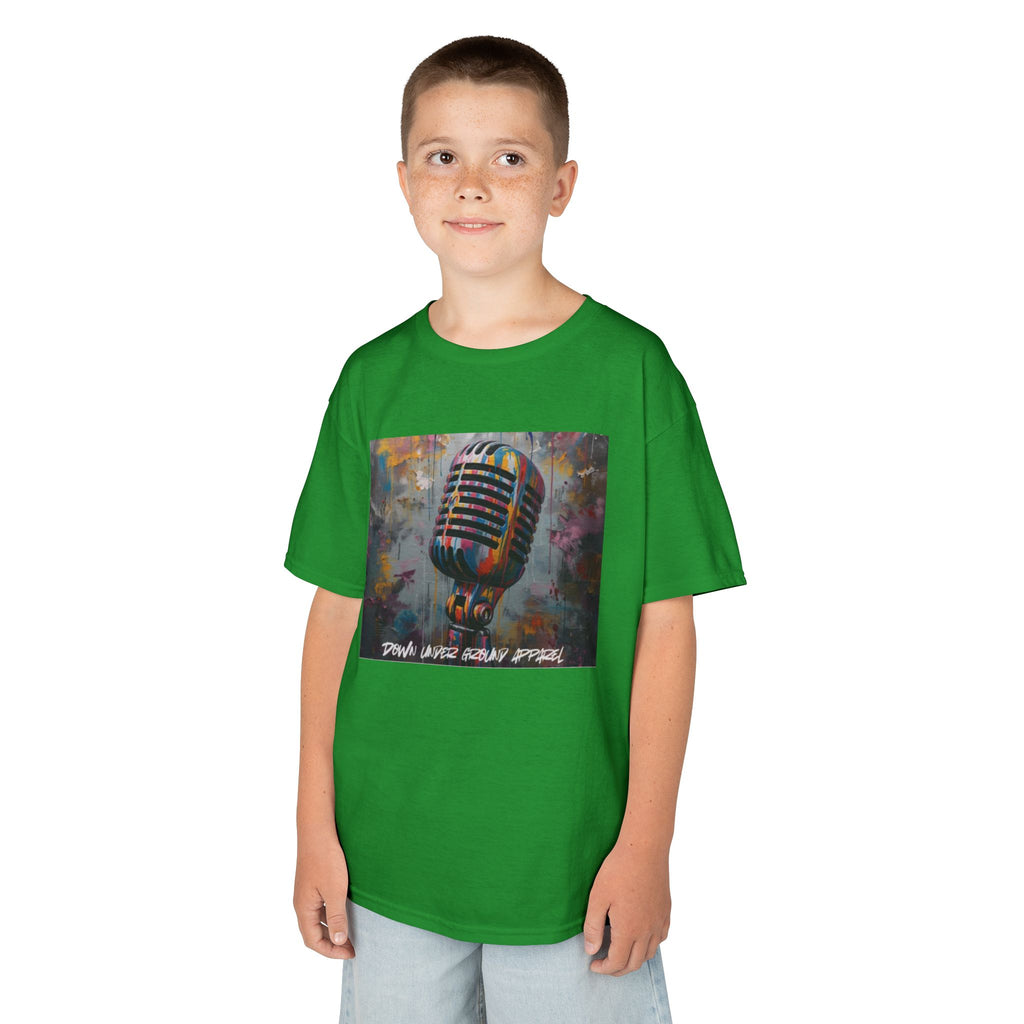 Colourful Microphone Kids T-shirt