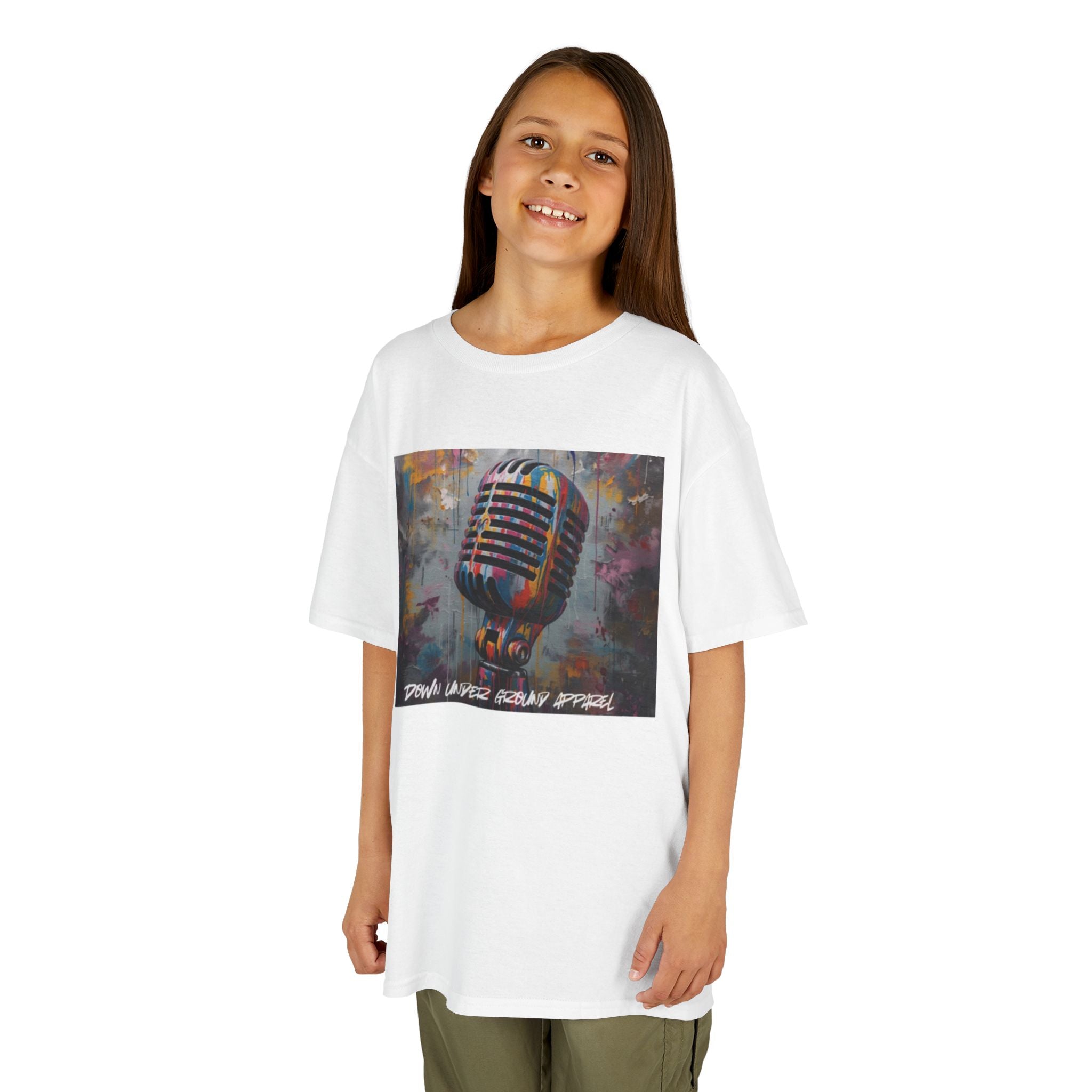 Colourful Microphone Kids T-shirt
