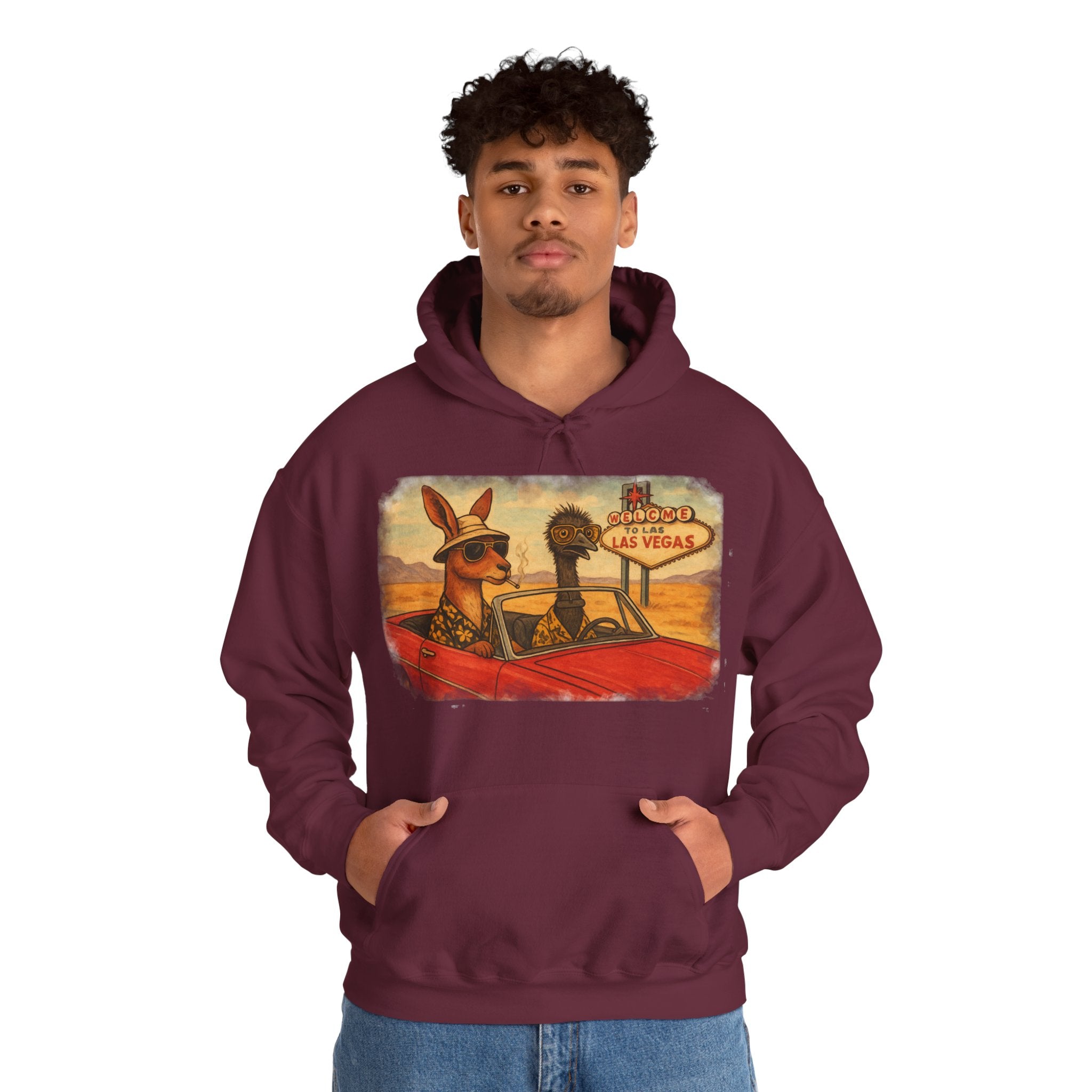 Fear and Loathing With Aussie Animals Hoodie