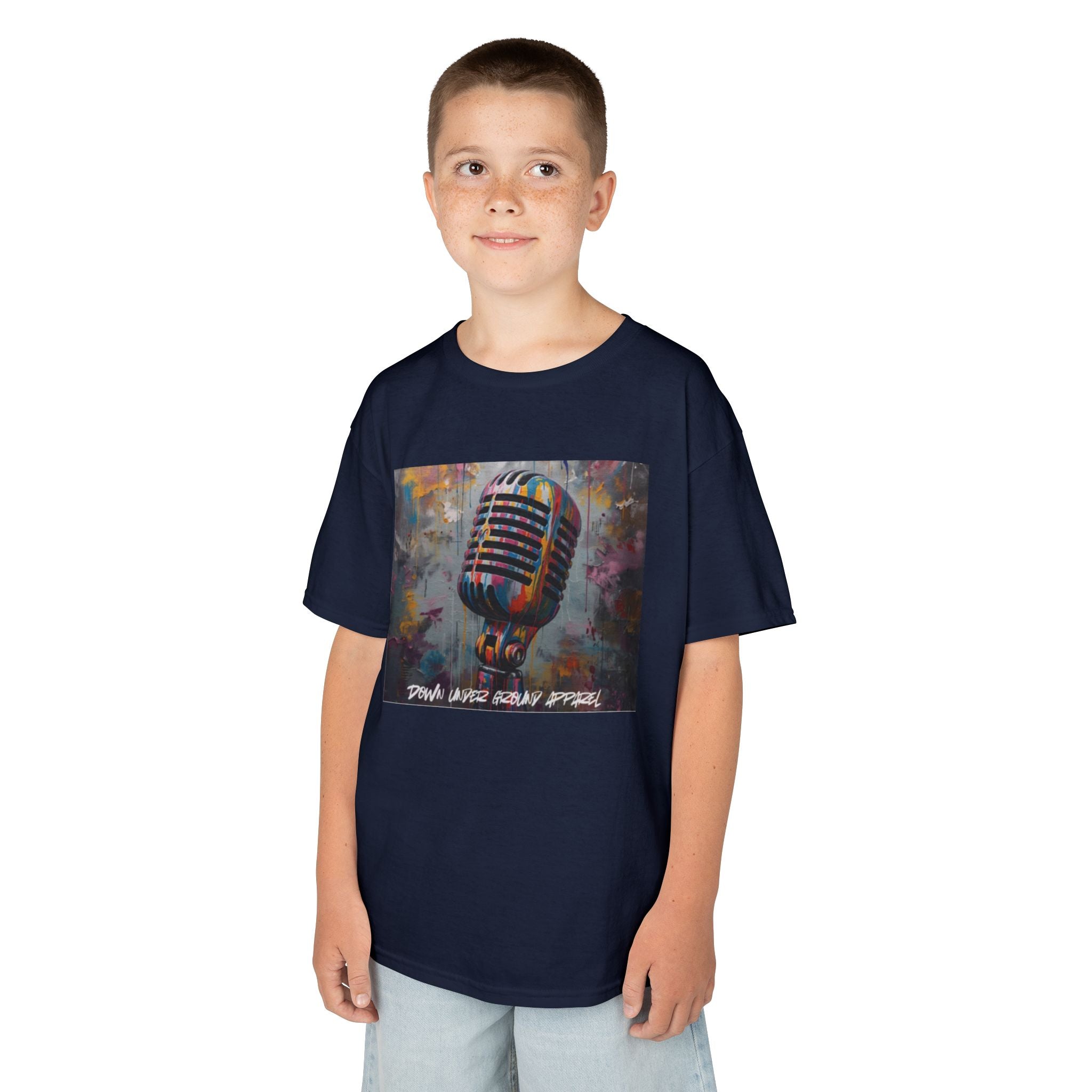 Colourful Microphone Kids T-shirt