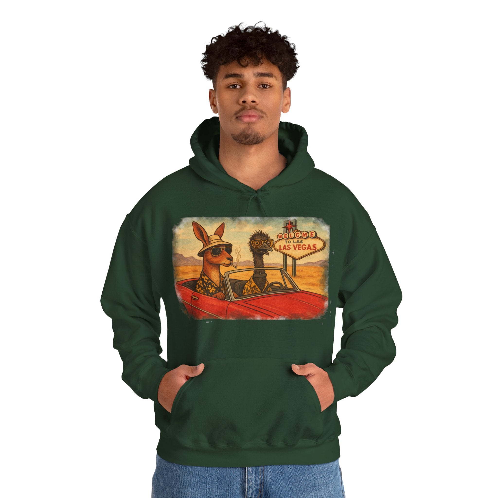 Fear and Loathing With Aussie Animals Hoodie