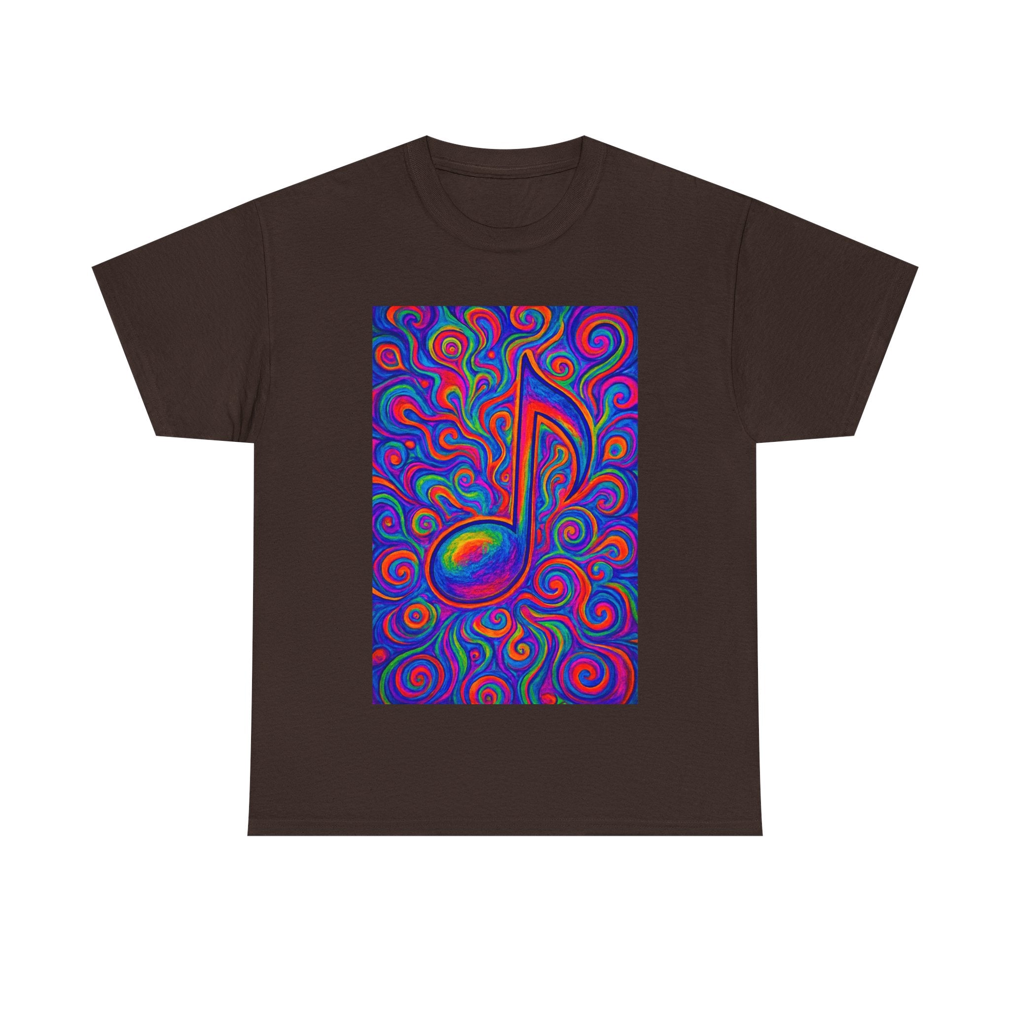 Psychedelic Music Note T-shirt