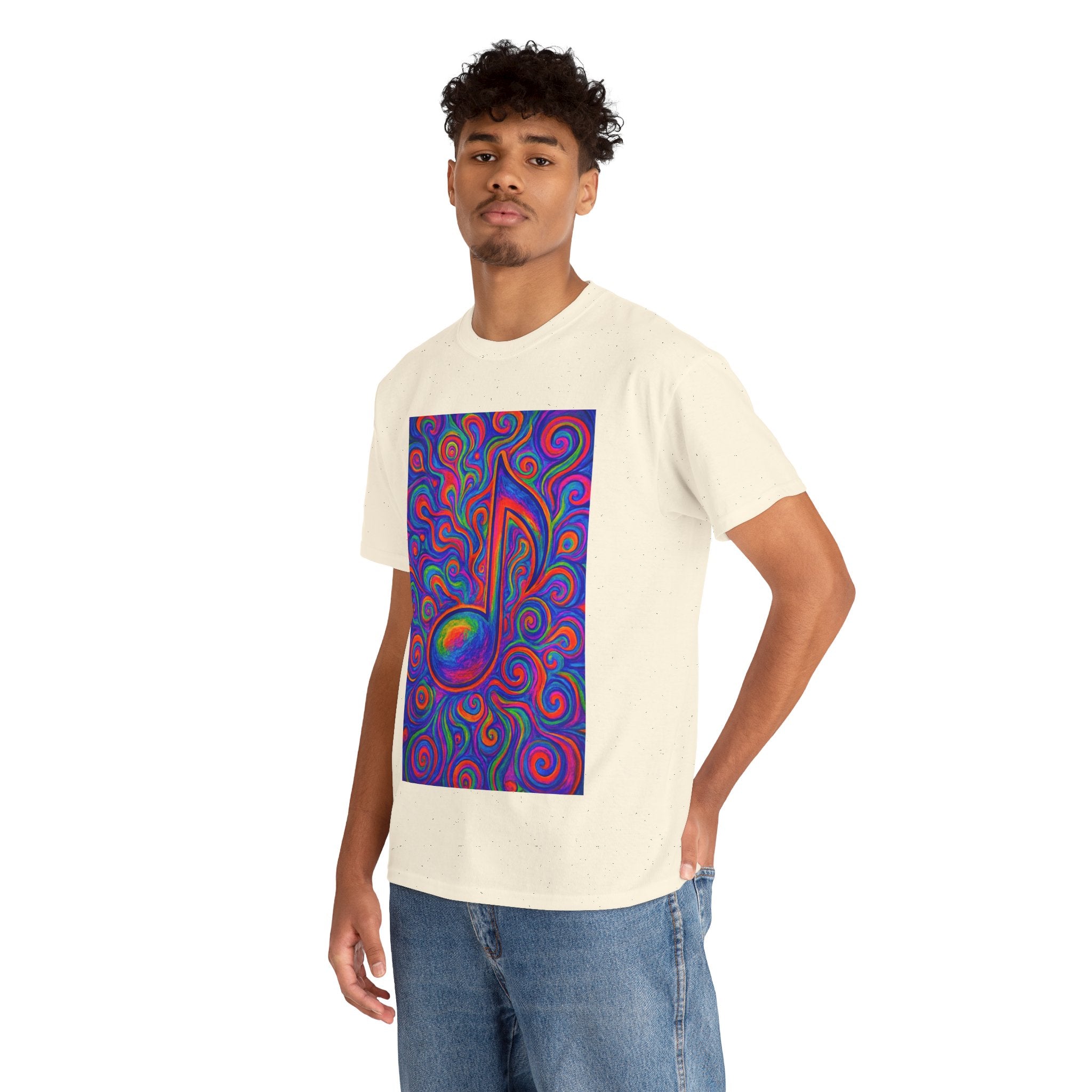 Psychedelic Music Note T-shirt