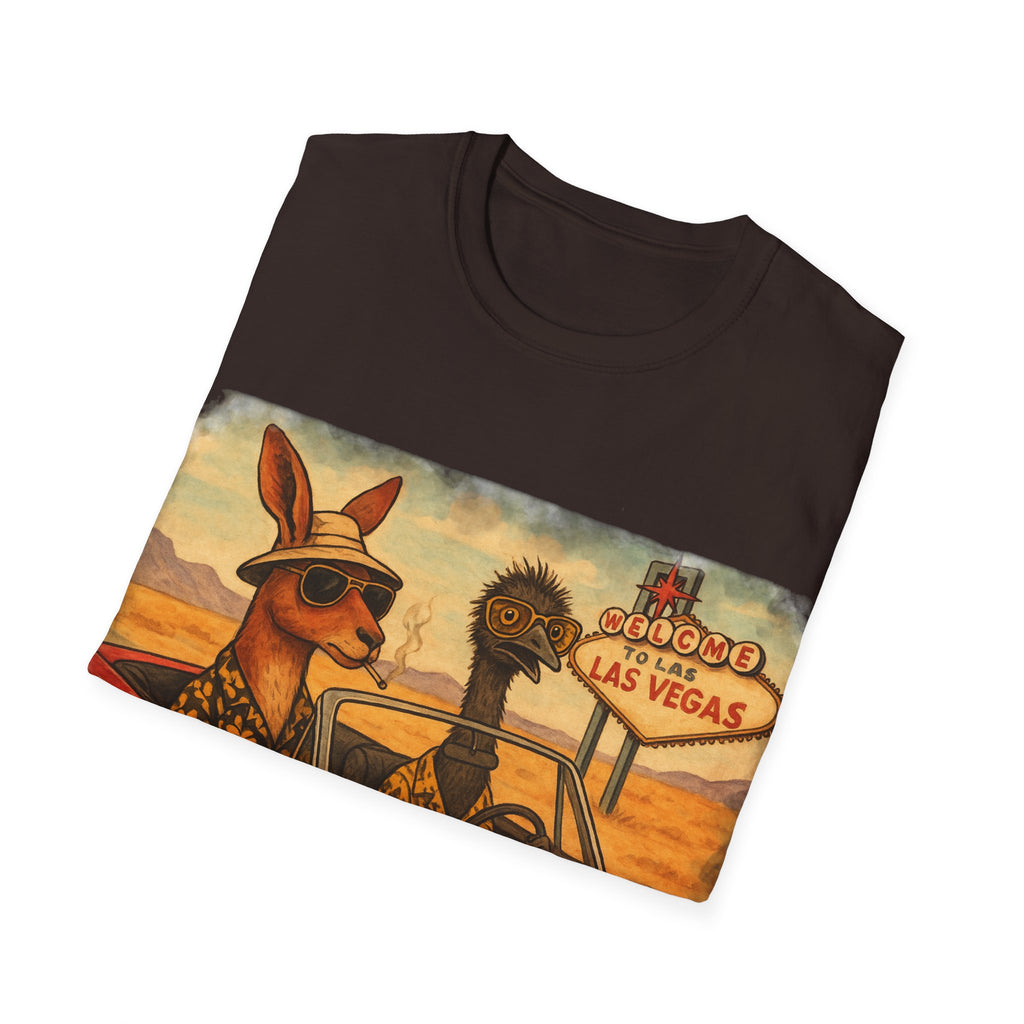 Fear and Loathing T-Shirt  Aussie Style with Kangaroo and Emu