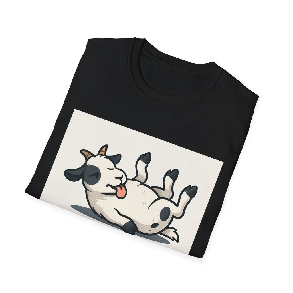 Graphic Unisex T-Shirt - 'I Hate Mondays' Lazy Cow Design