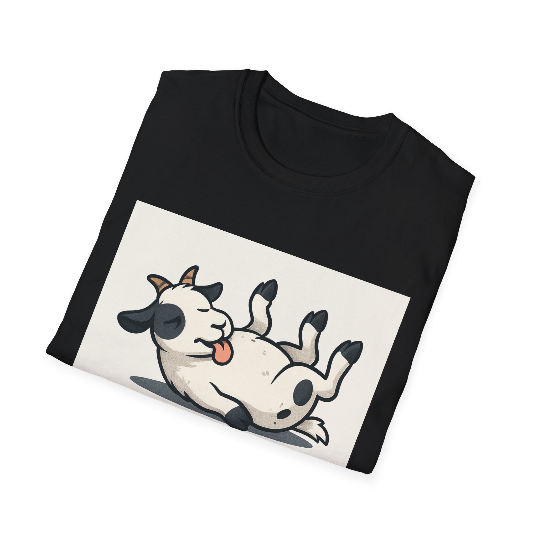 Graphic Unisex T-Shirt - 'I Hate Mondays' Lazy Cow Design