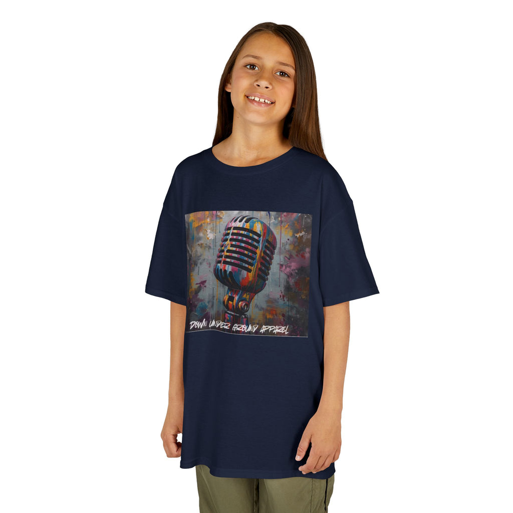 Colourful Microphone Kids T-shirt