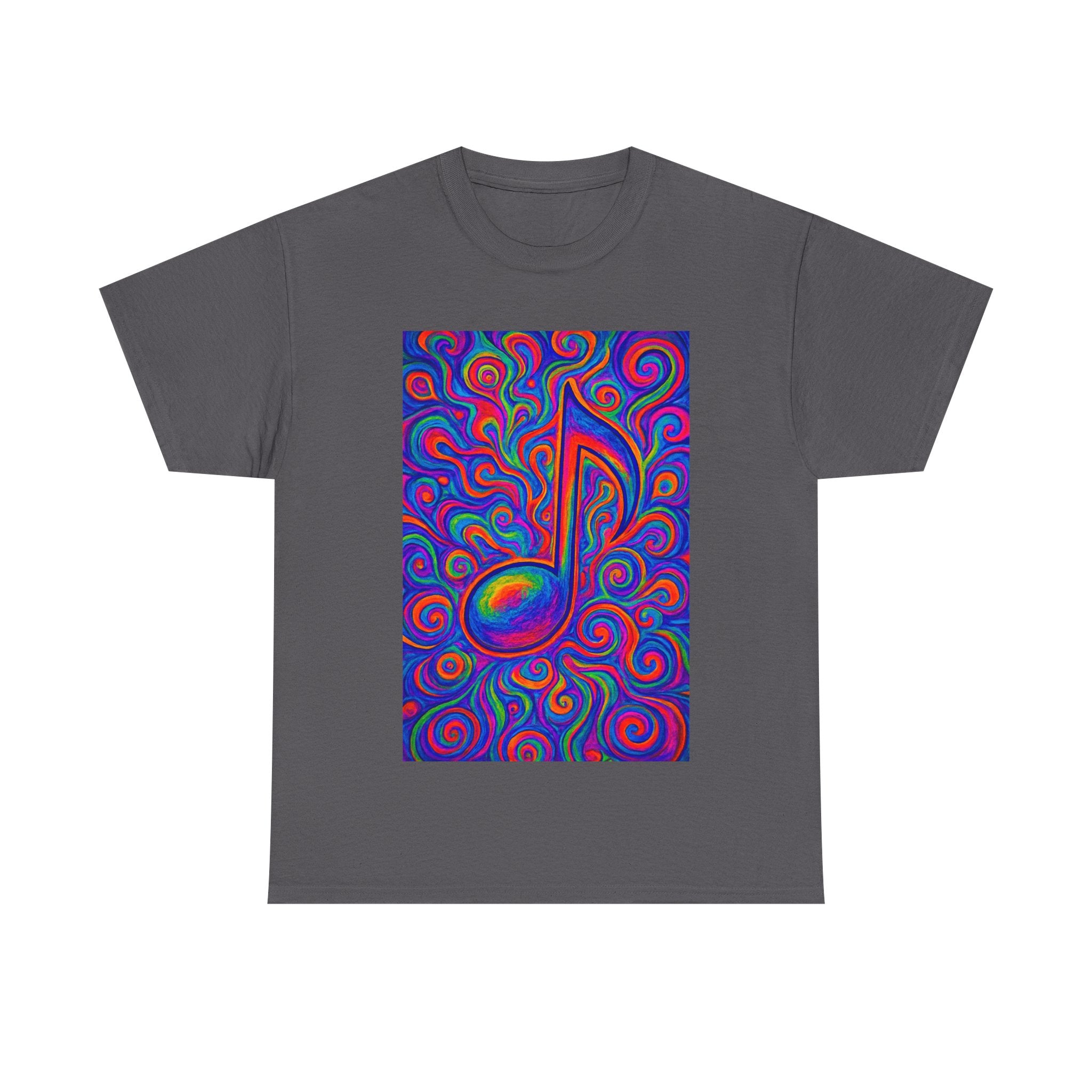 Psychedelic Music Note T-shirt