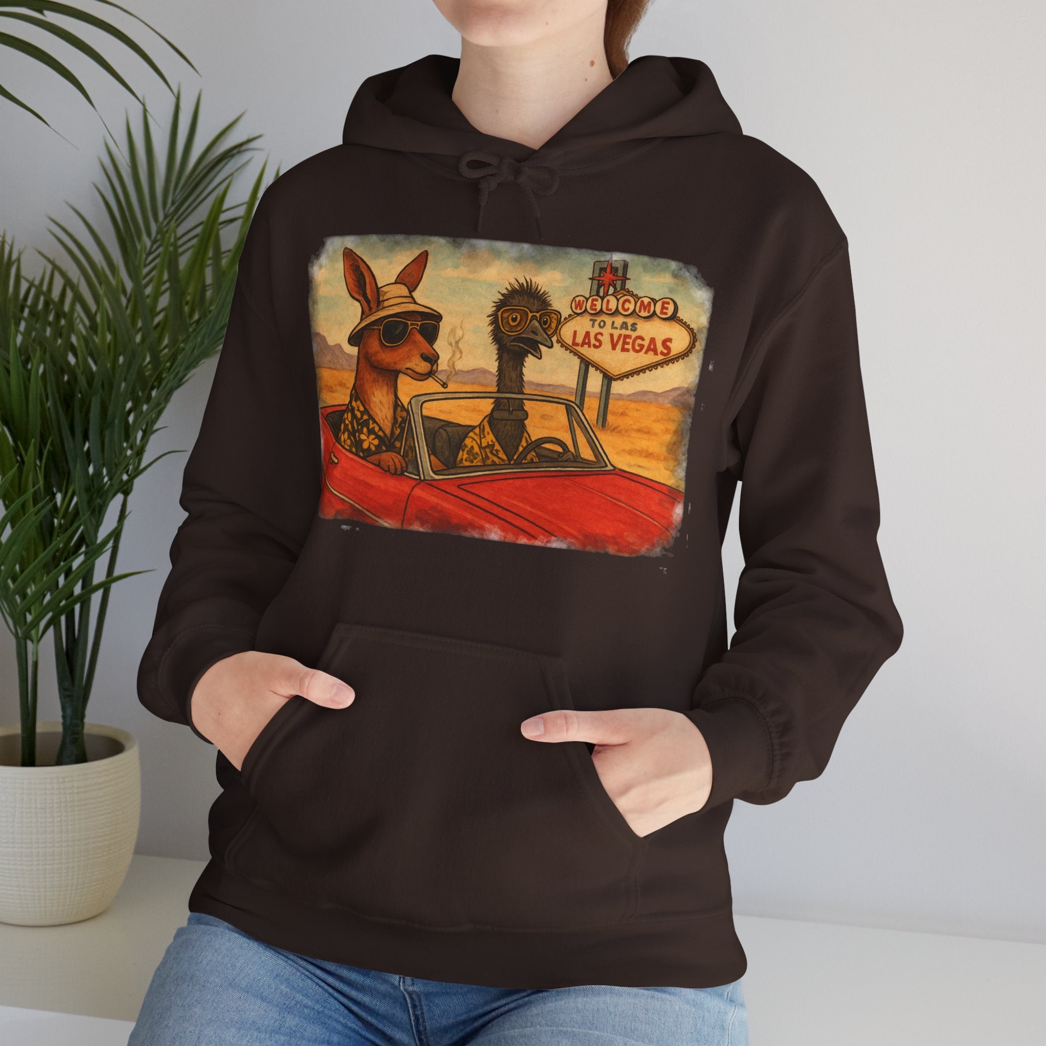 Fear and Loathing With Aussie Animals Hoodie