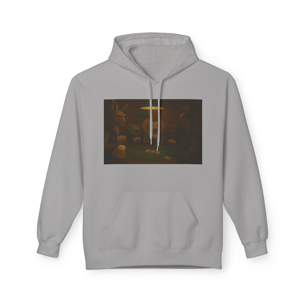 Australian Animals Playing Poker Hoodie