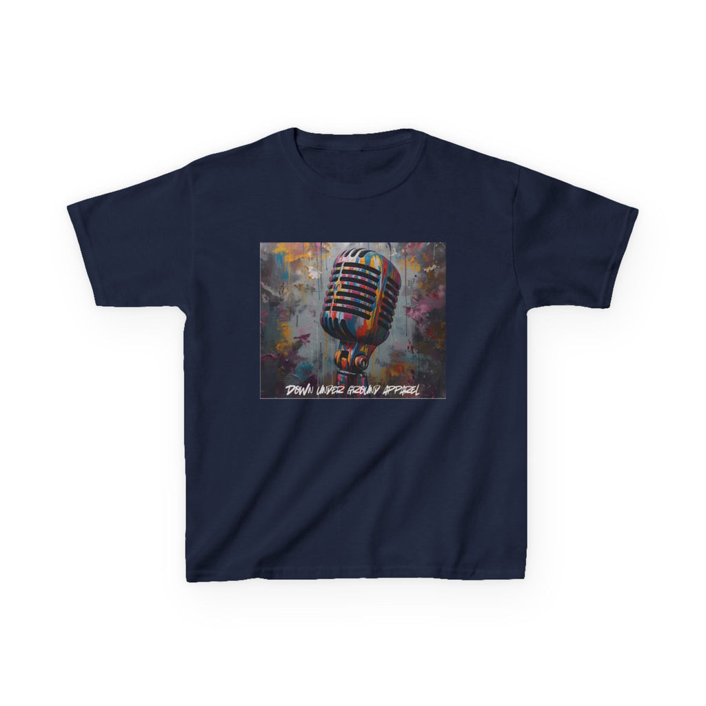 Colourful Microphone Kids T-shirt