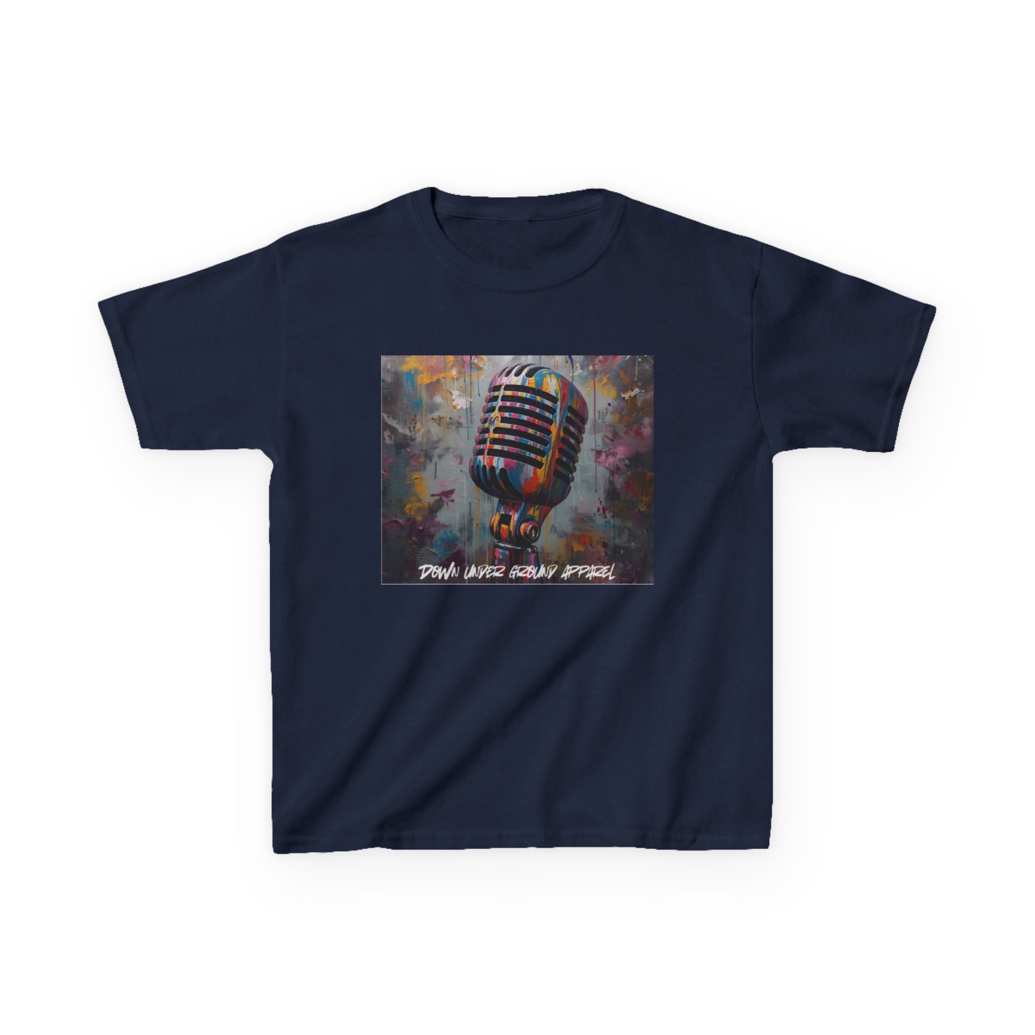 Colourful Microphone Kids T-shirt