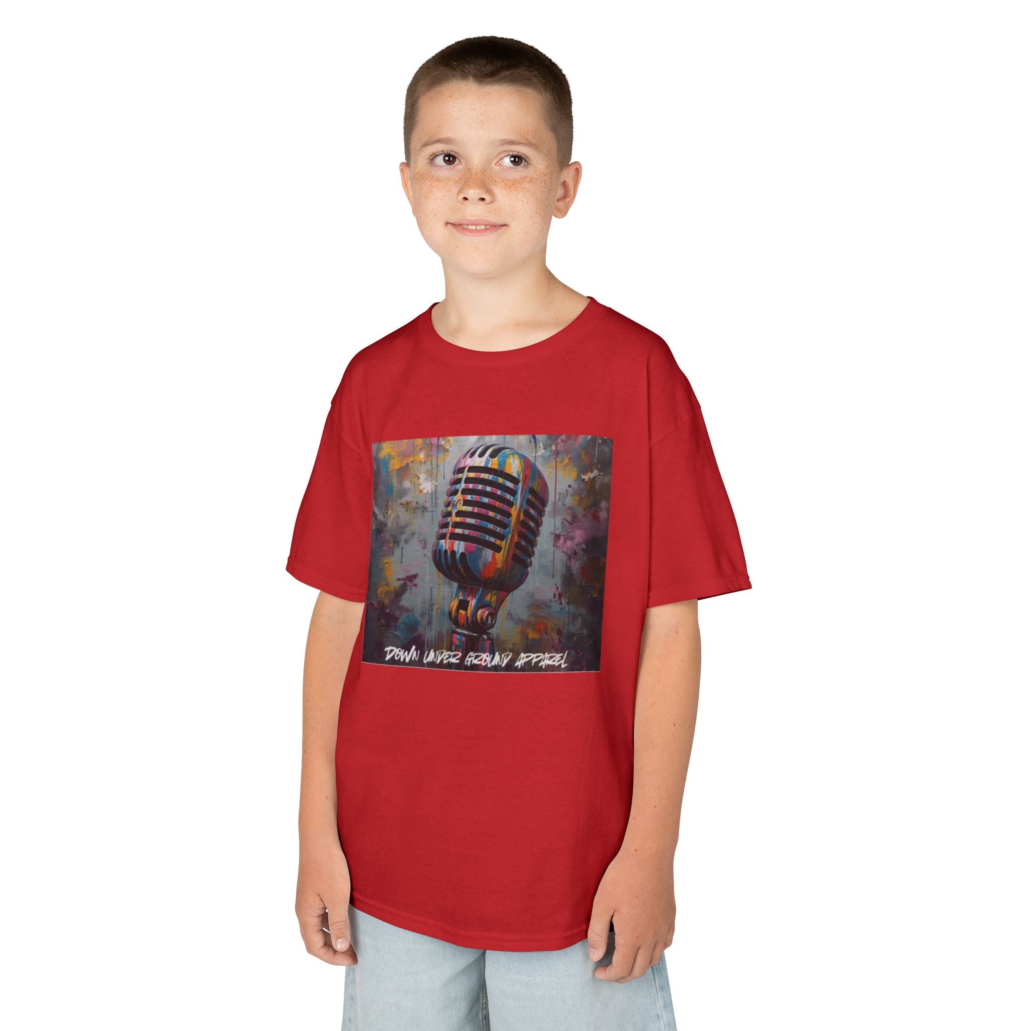 Colourful Microphone Kids T-shirt
