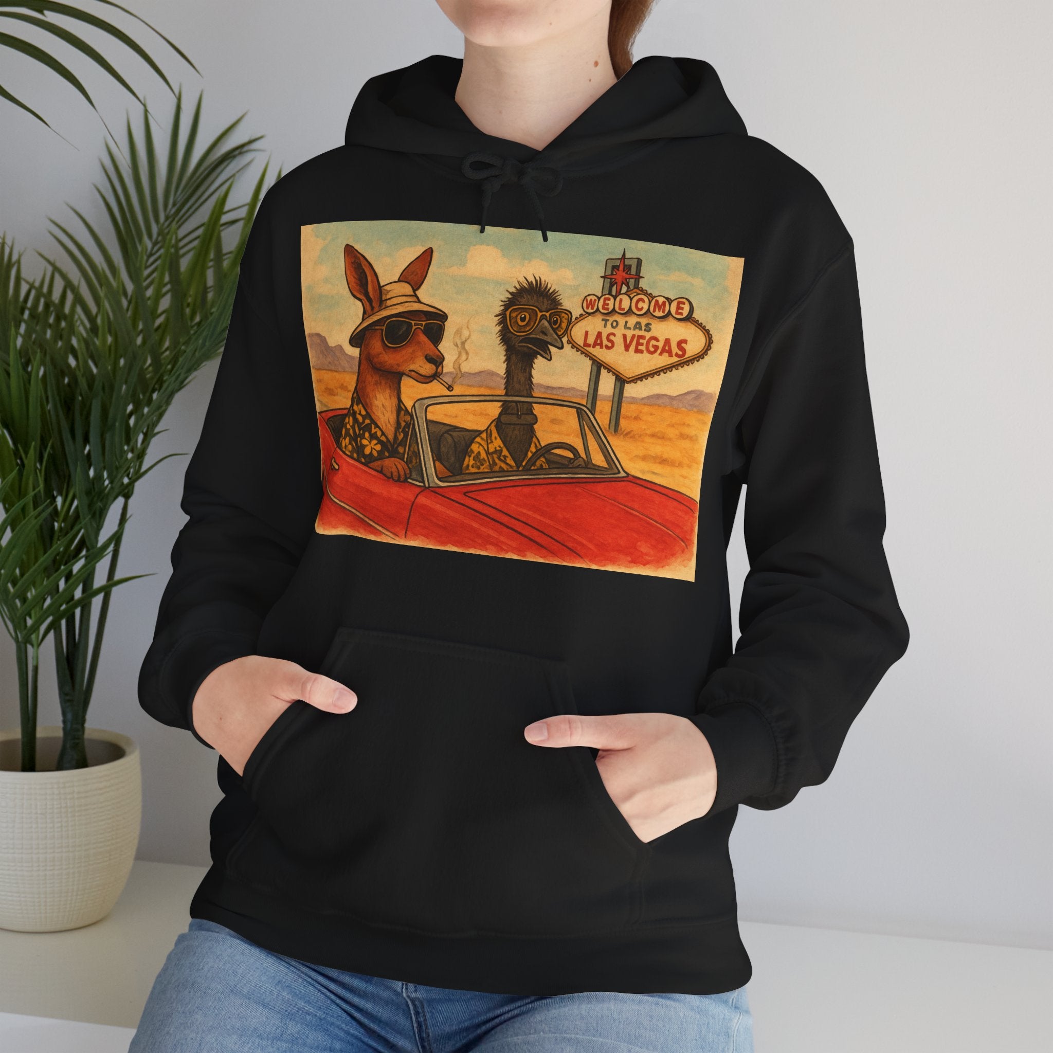 Fear and Loathing With Aussie Animals Hoodie