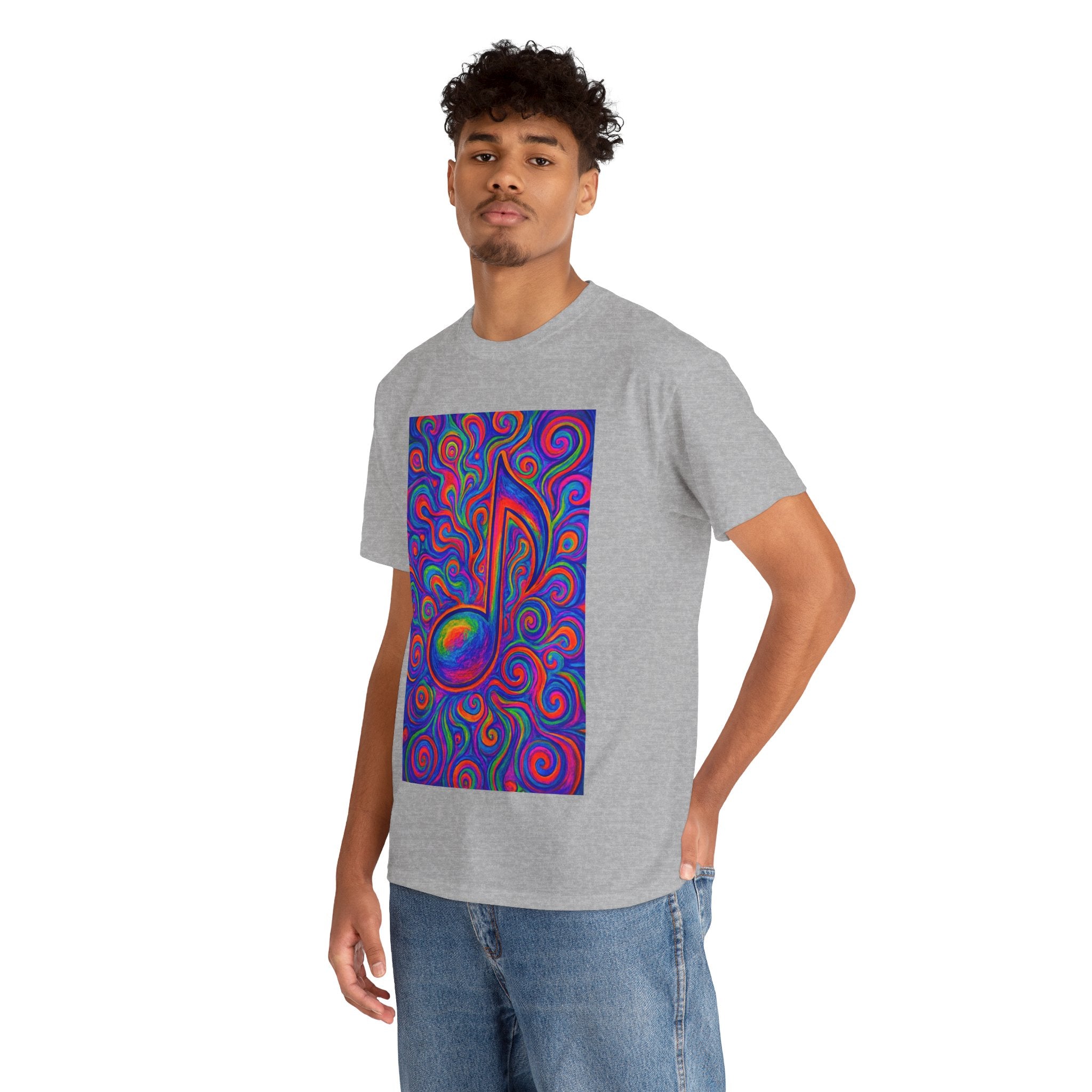 Psychedelic Music Note T-shirt