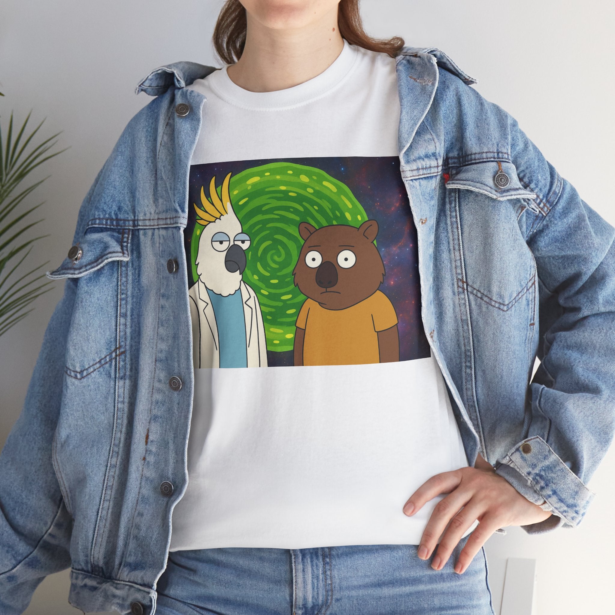 Interdimensional Cockatoo & Wombat T-shirt