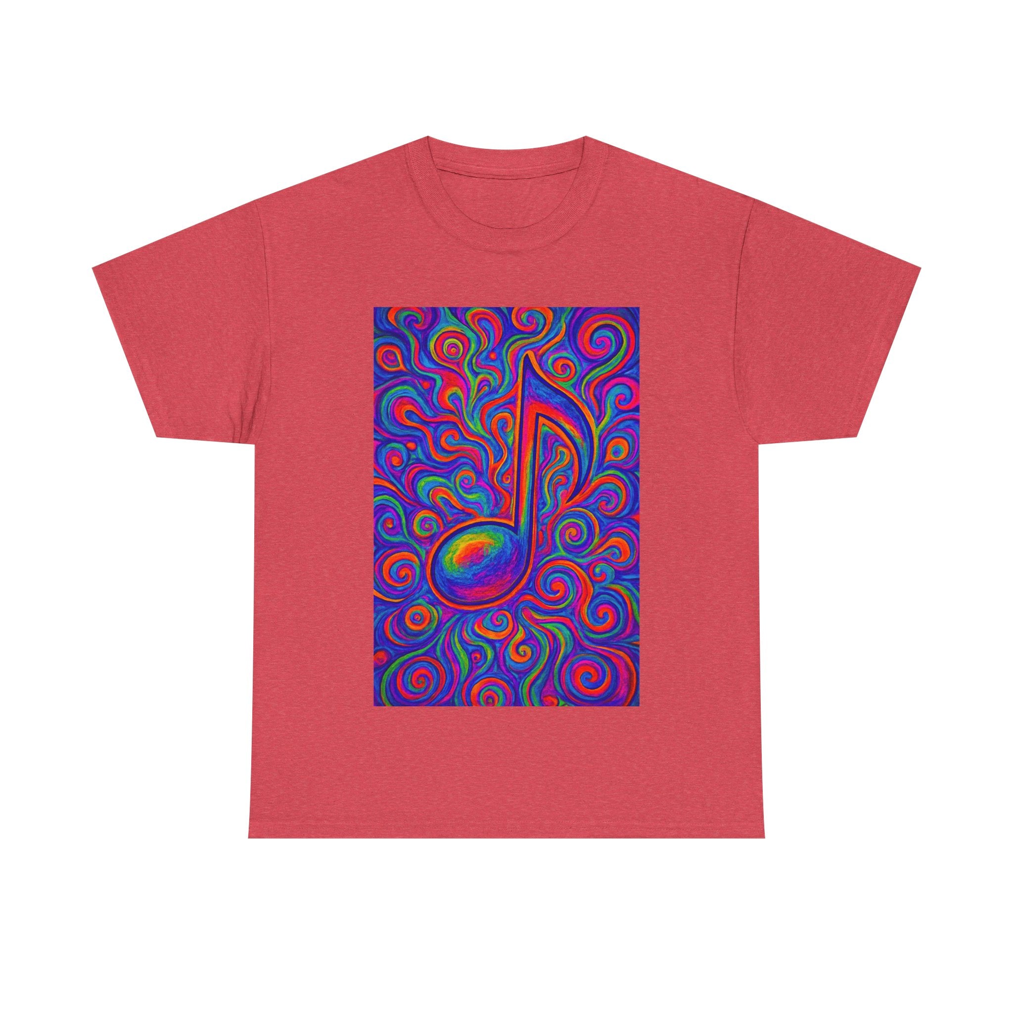 Psychedelic Music Note T-shirt