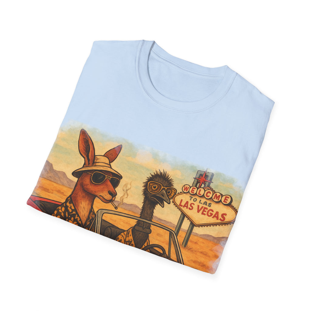 Fear and Loathing T-Shirt  Aussie Style with Kangaroo and Emu