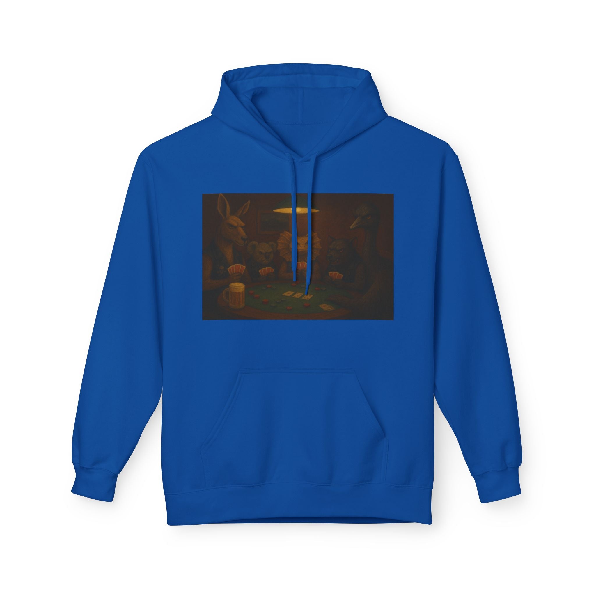 Australian Animals Playing Poker Hoodie