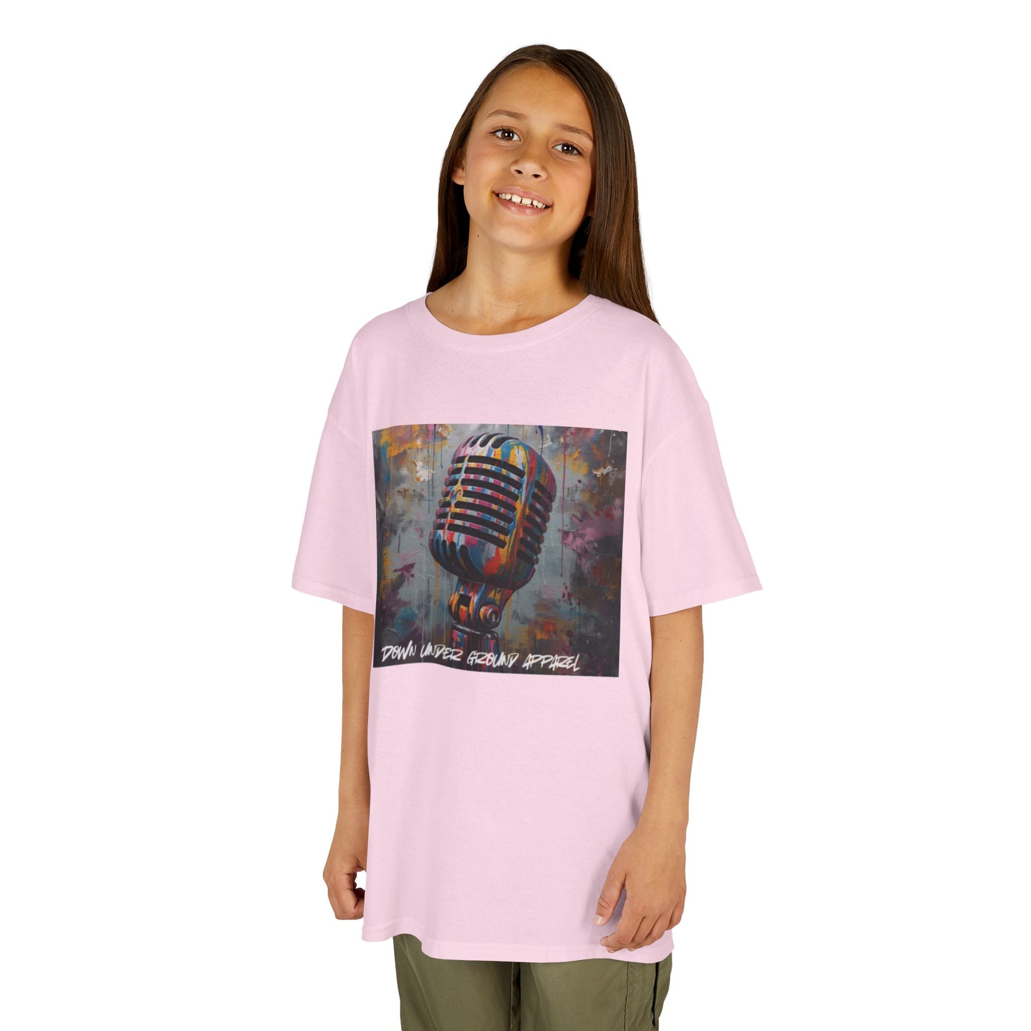 Colourful Microphone Kids T-shirt