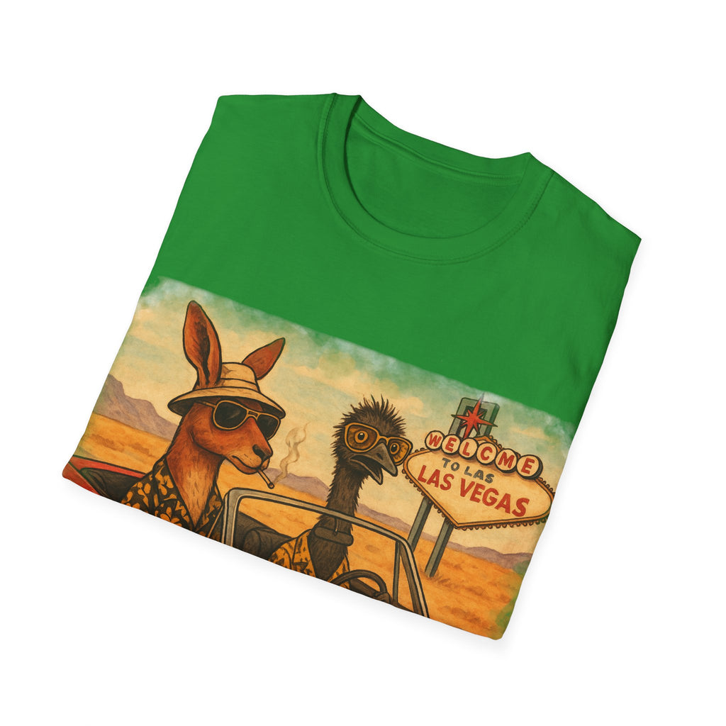 Fear and Loathing T-Shirt  Aussie Style with Kangaroo and Emu
