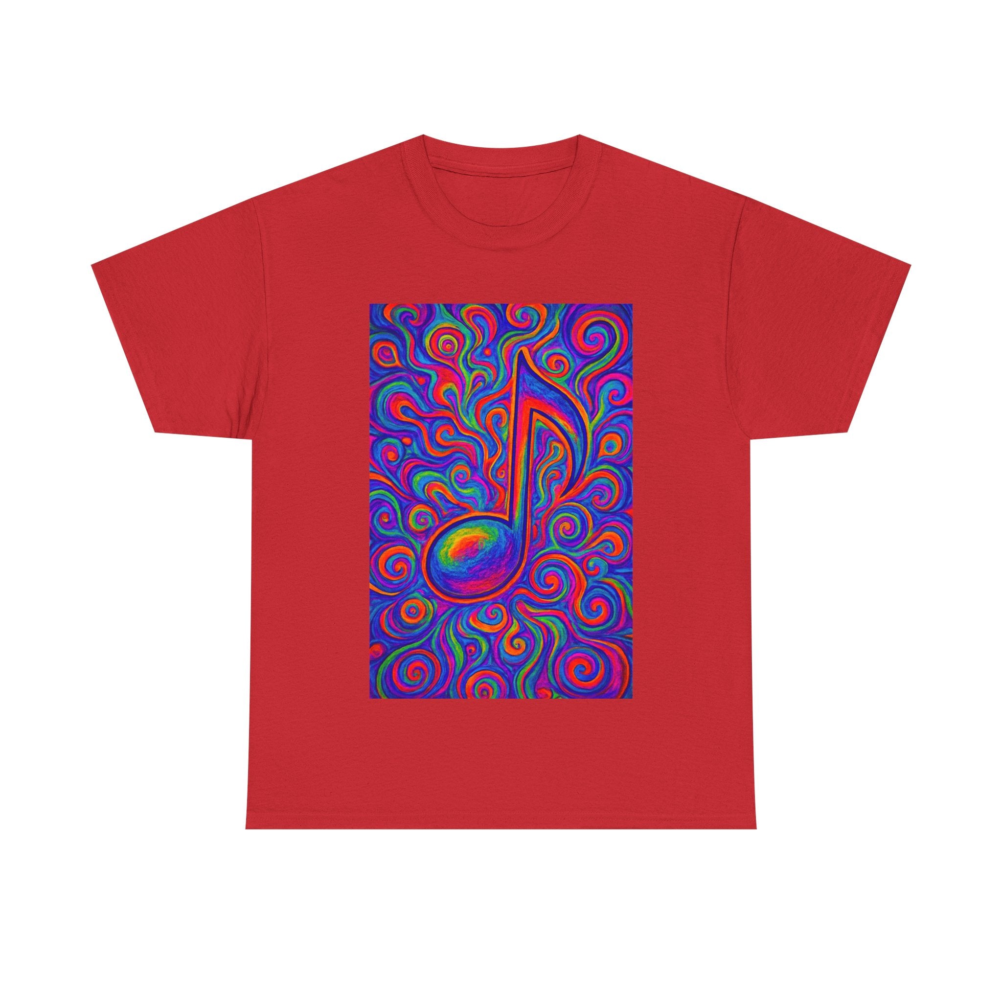 Psychedelic Music Note T-shirt