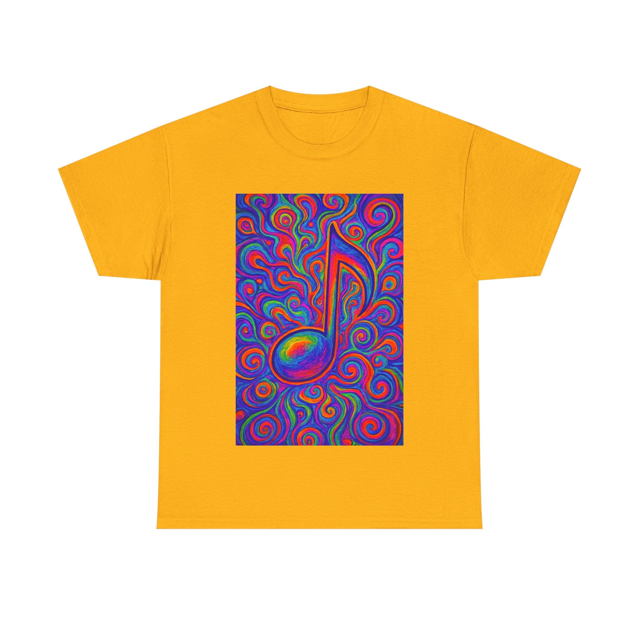 Psychedelic Music Note T-shirt