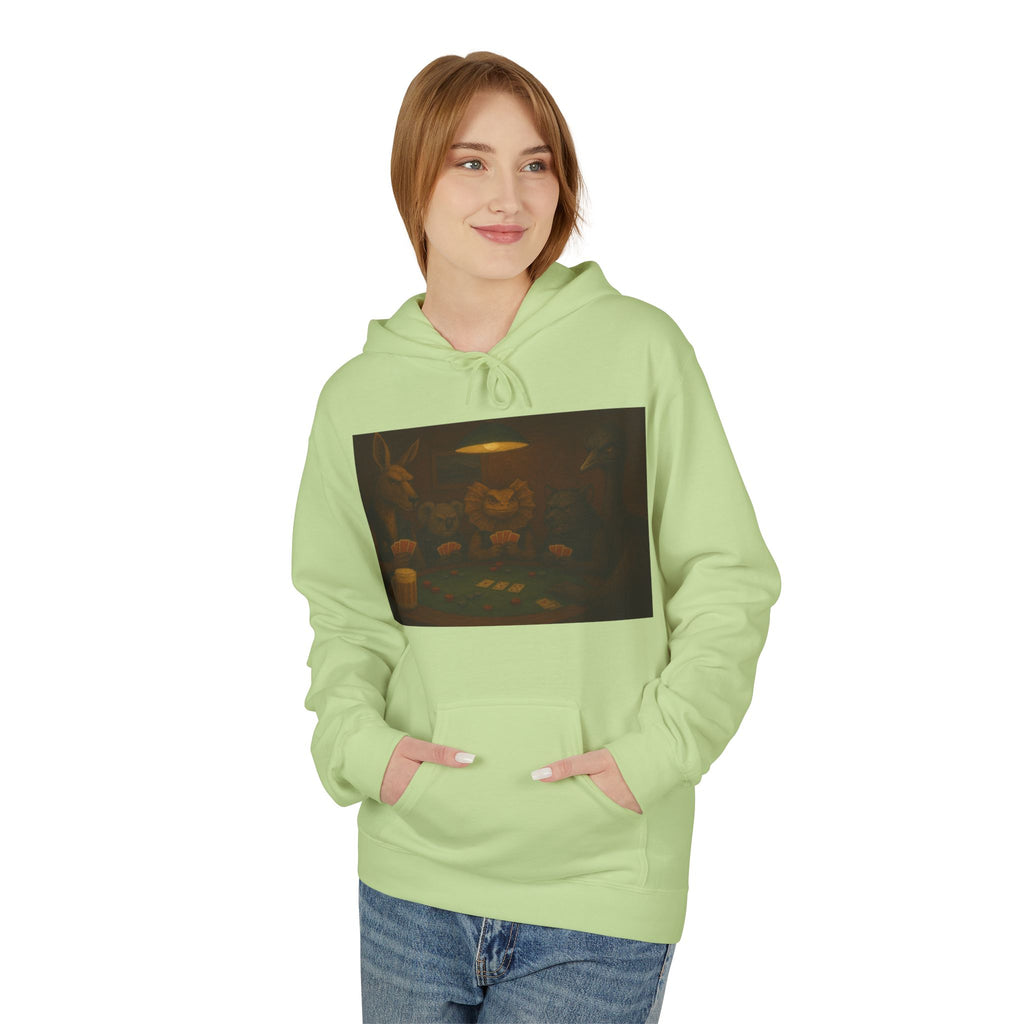 Australian Animals Playing Poker Hoodie