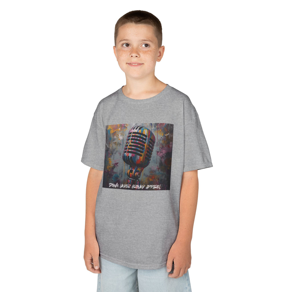 Colourful Microphone Kids T-shirt
