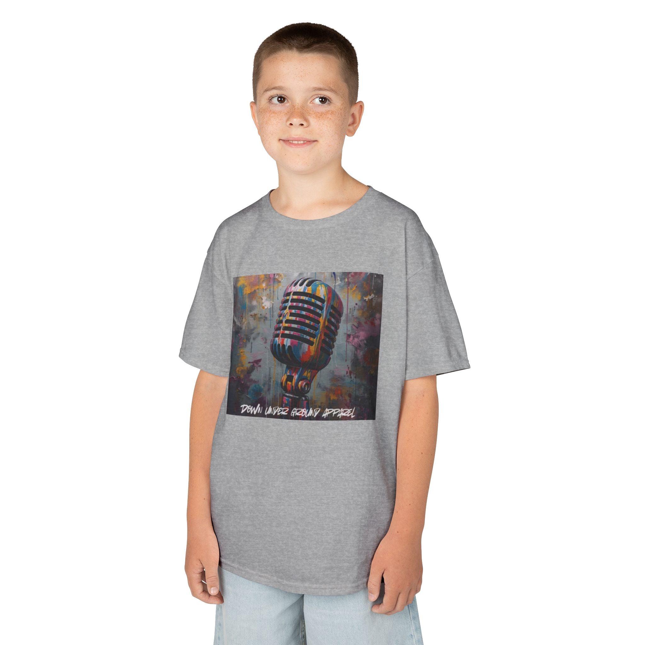 Colourful Microphone Kids T-shirt