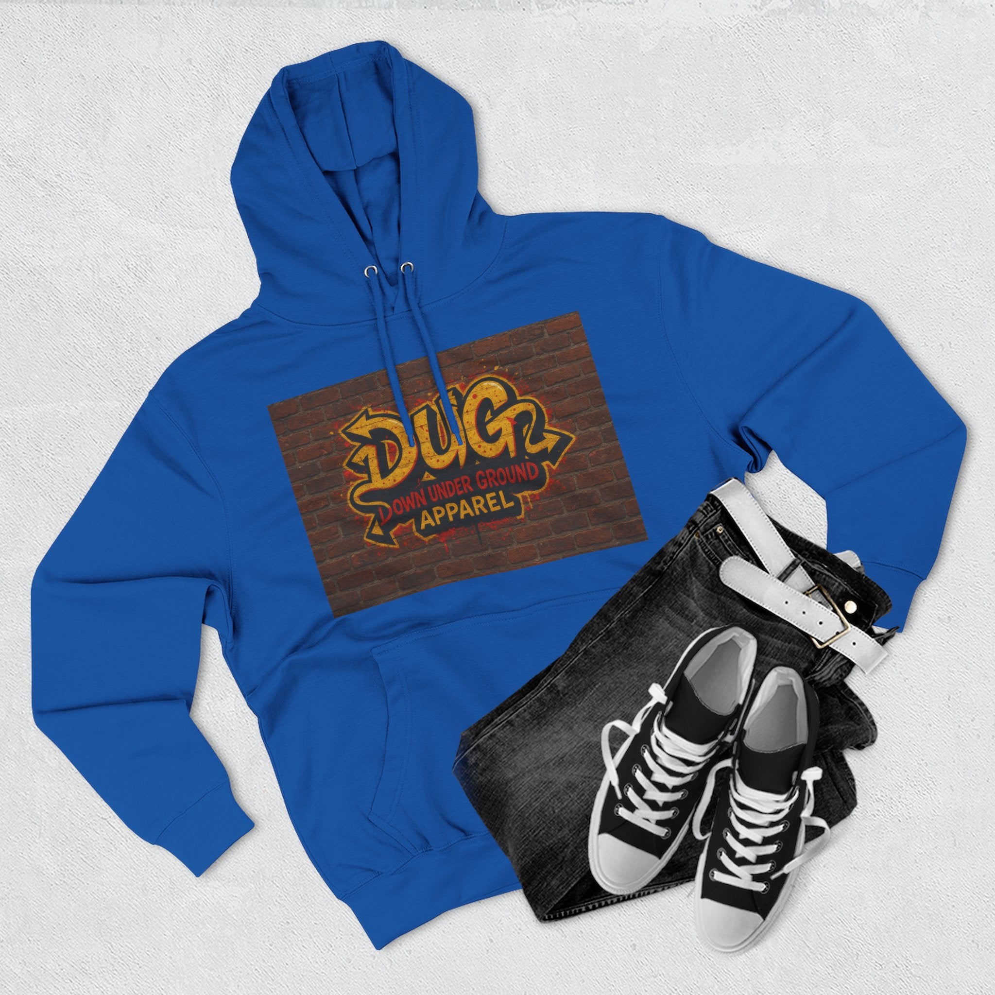 Down Under Ground Graffiti Hip Hop Hoodie