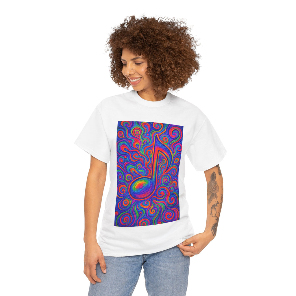 Psychedelic Music Note T-shirt