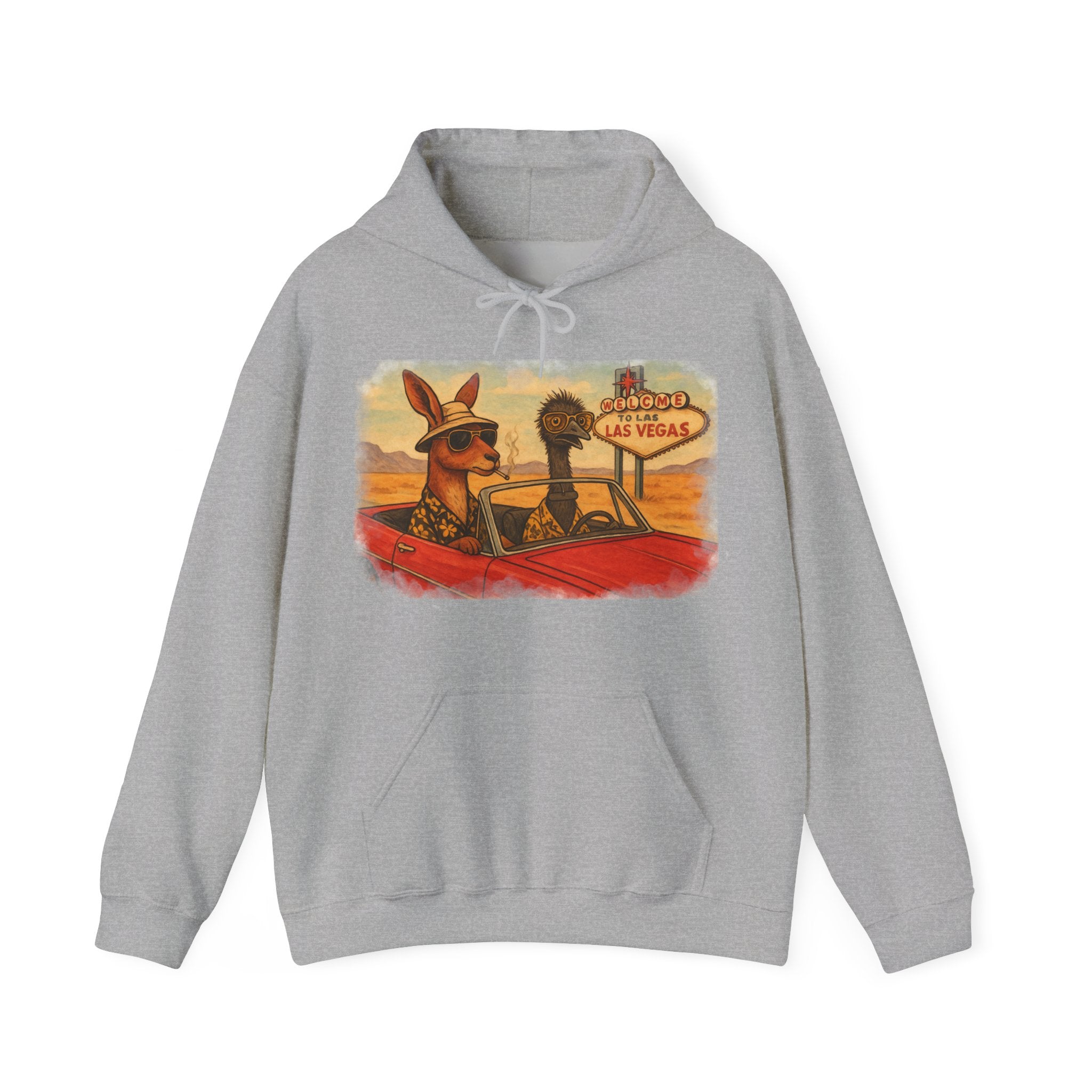 Fear and Loathing With Aussie Animals Hoodie