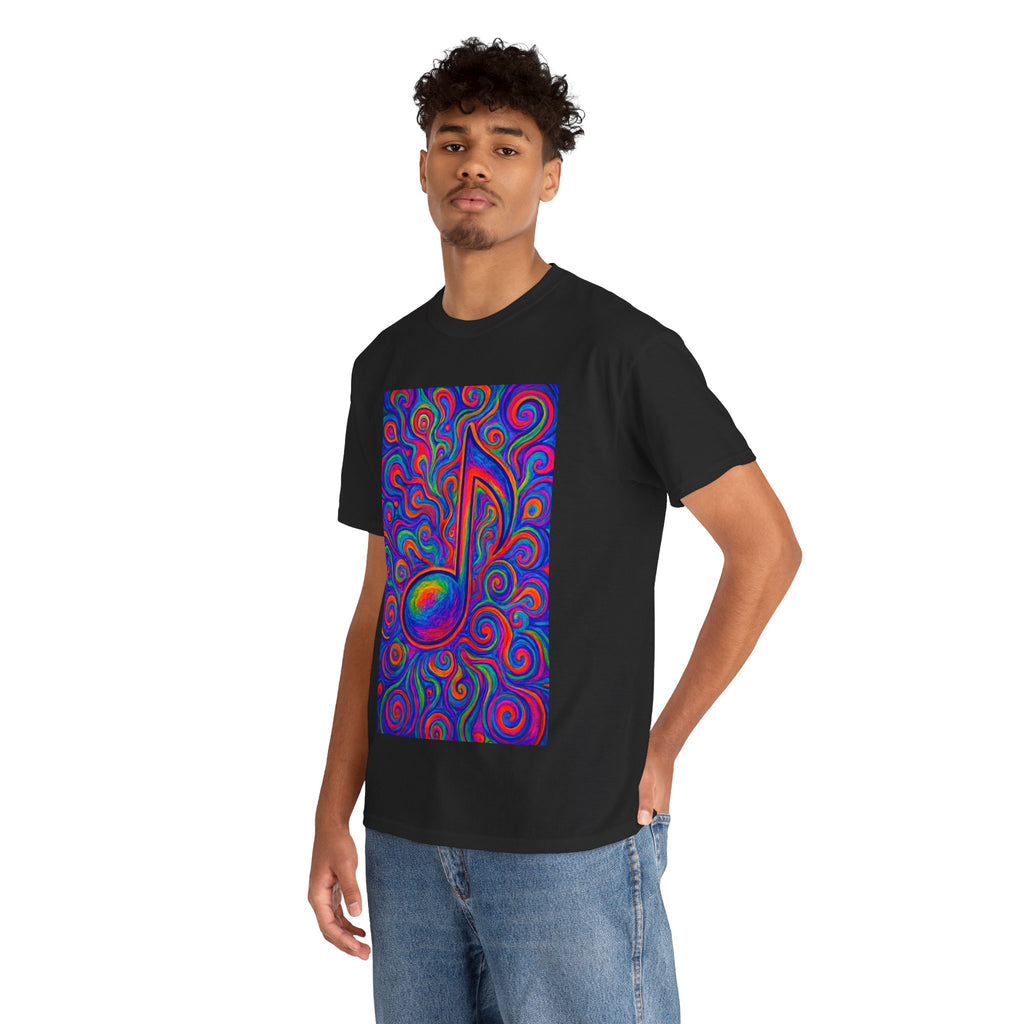Psychedelic Music Note T-shirt