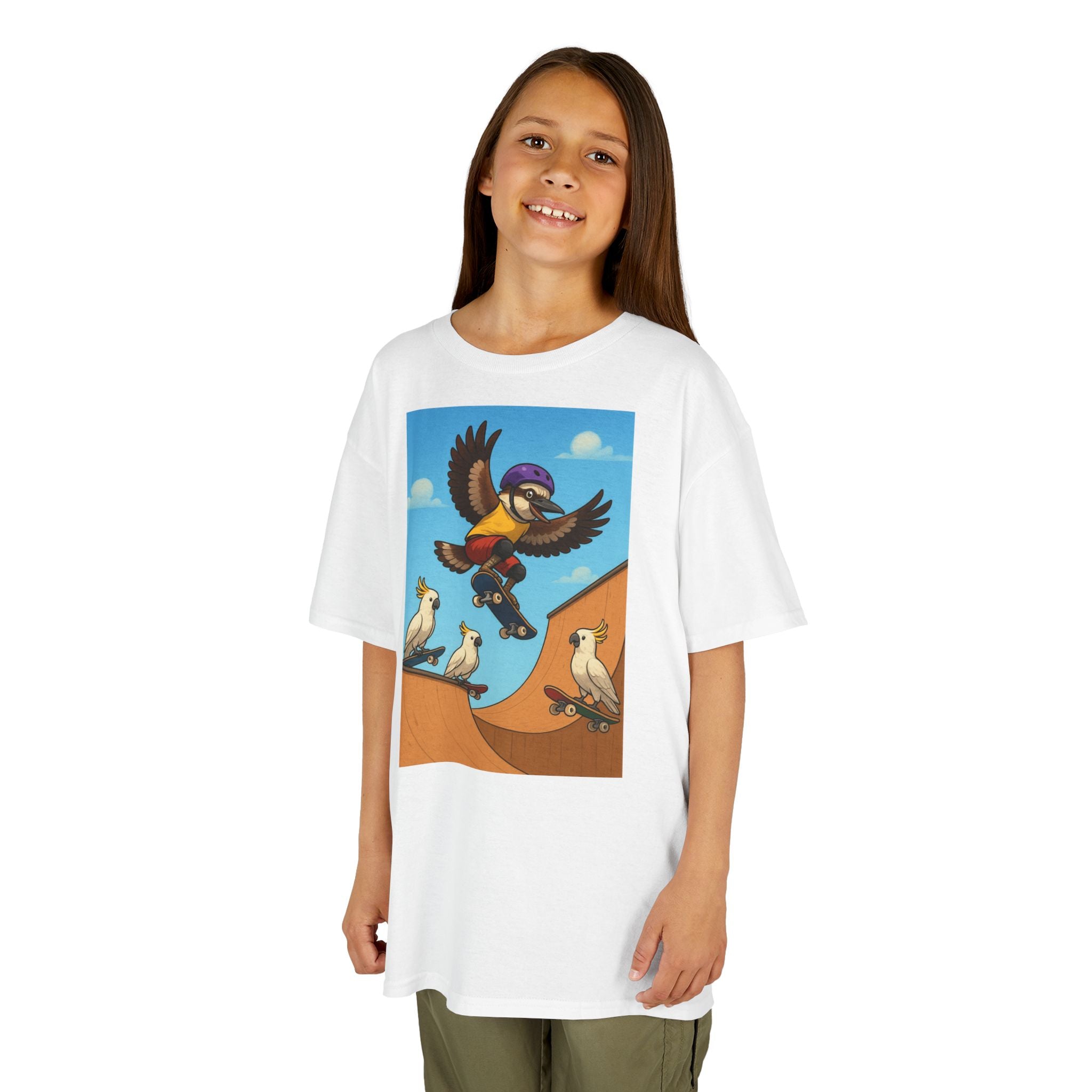 'Skating Kooka' - Kids T-shirt