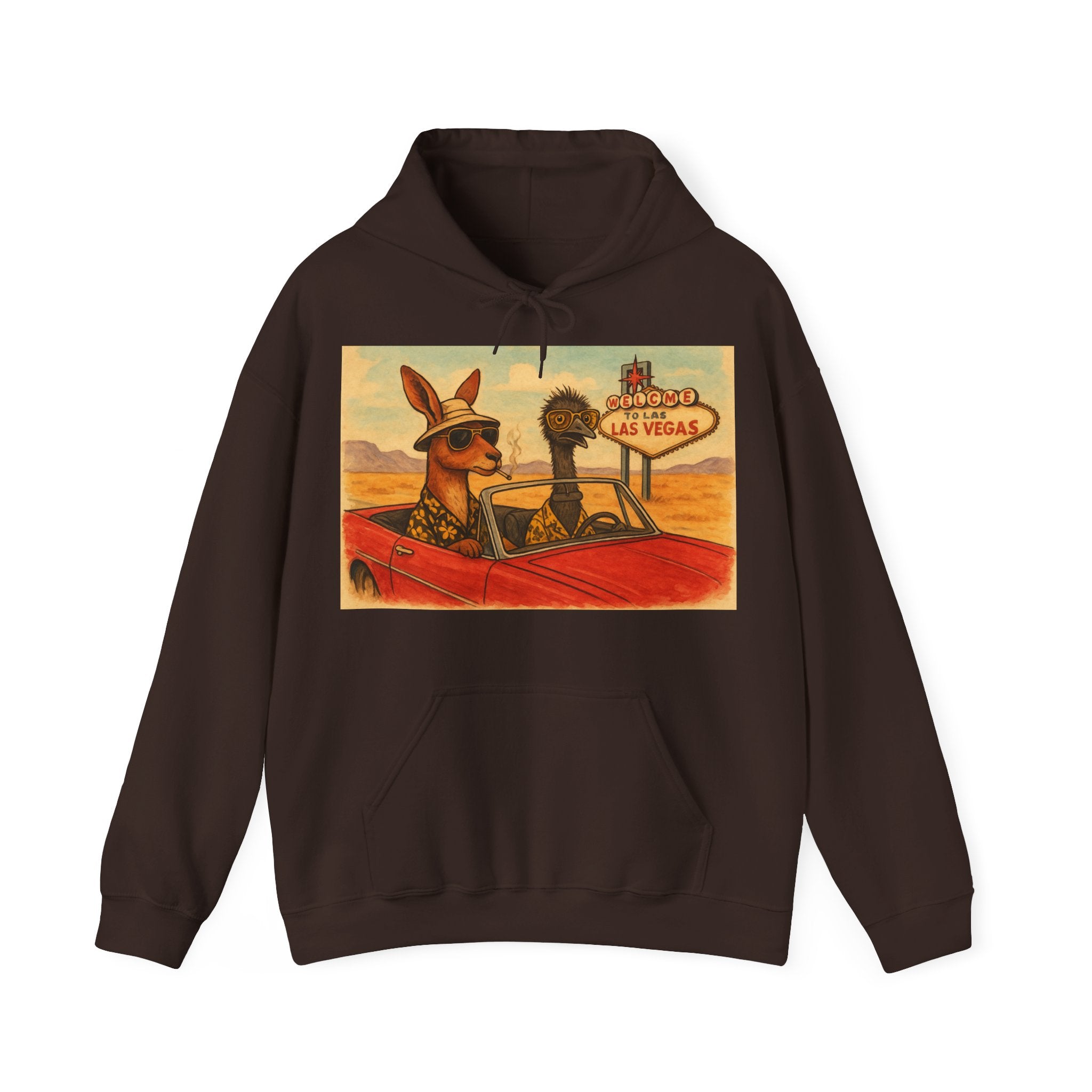 Fear and Loathing With Aussie Animals Hoodie