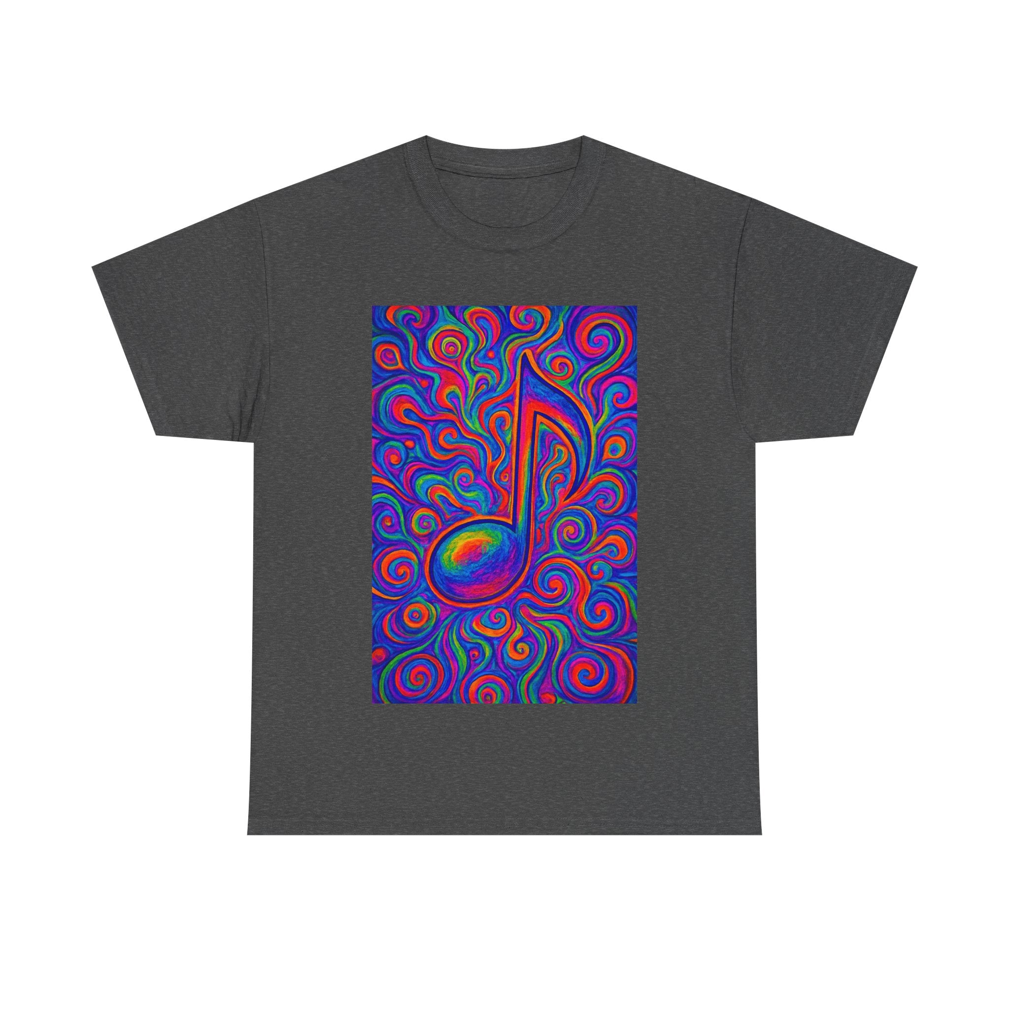 Psychedelic Music Note T-shirt