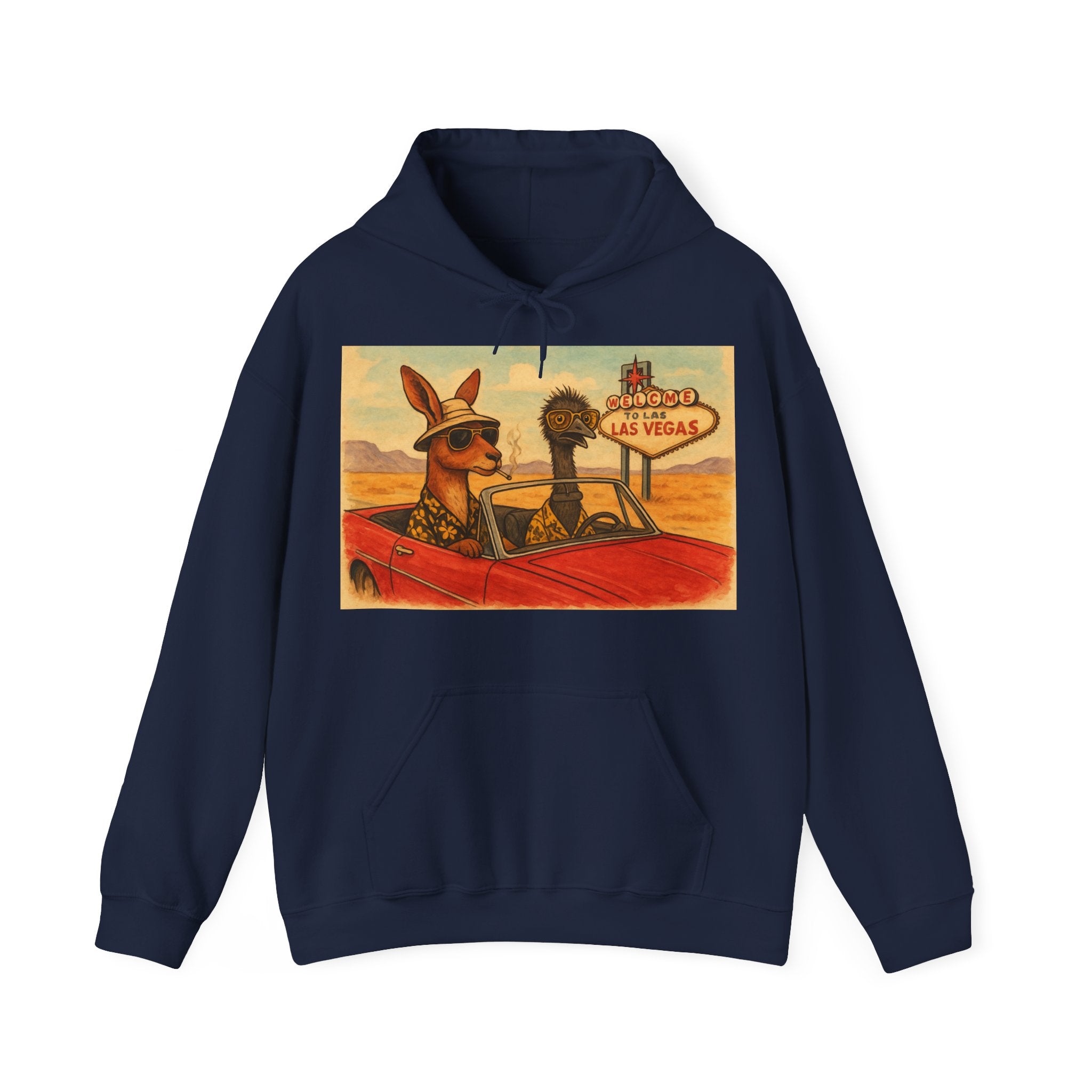Fear and Loathing With Aussie Animals Hoodie