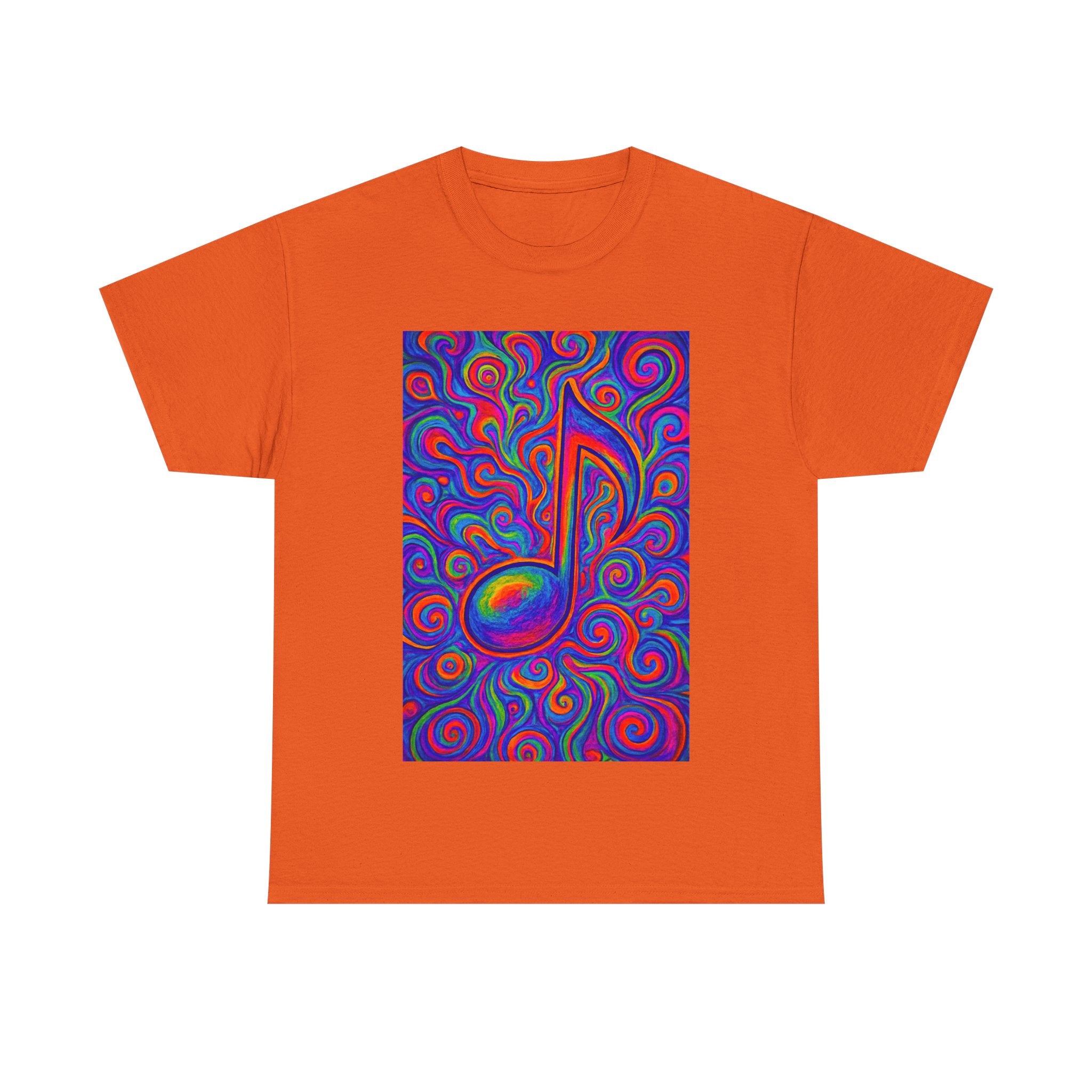 Psychedelic Music Note T-shirt