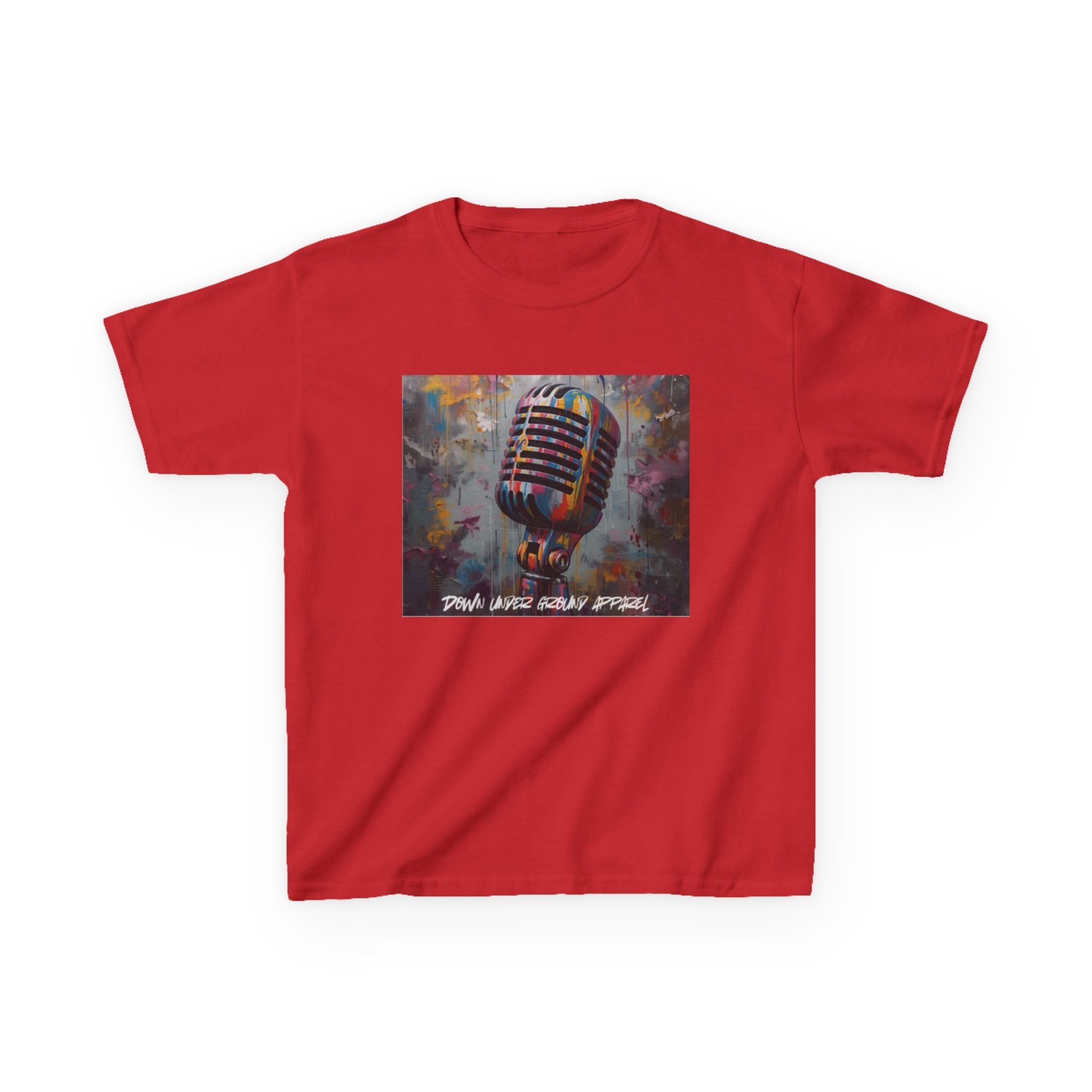 Colourful Microphone Kids T-shirt