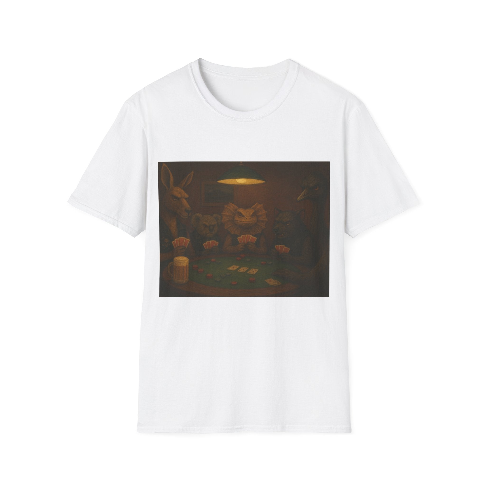 Australian Animals Playing Poker T-Shirt