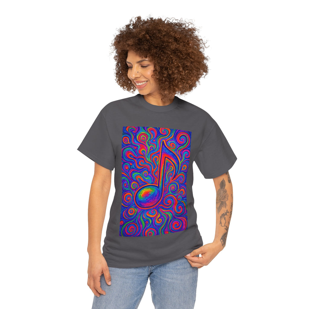 Psychedelic Music Note T-shirt