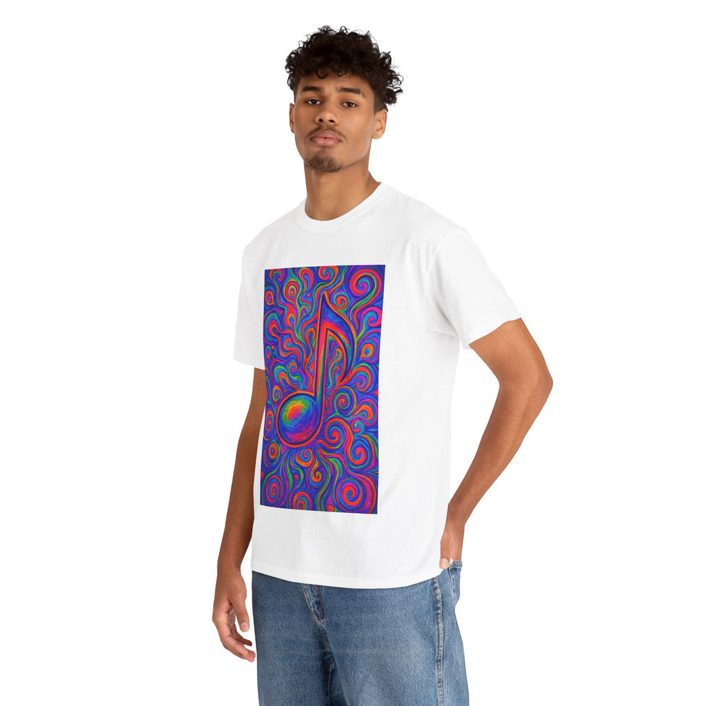 Psychedelic Music Note T-shirt