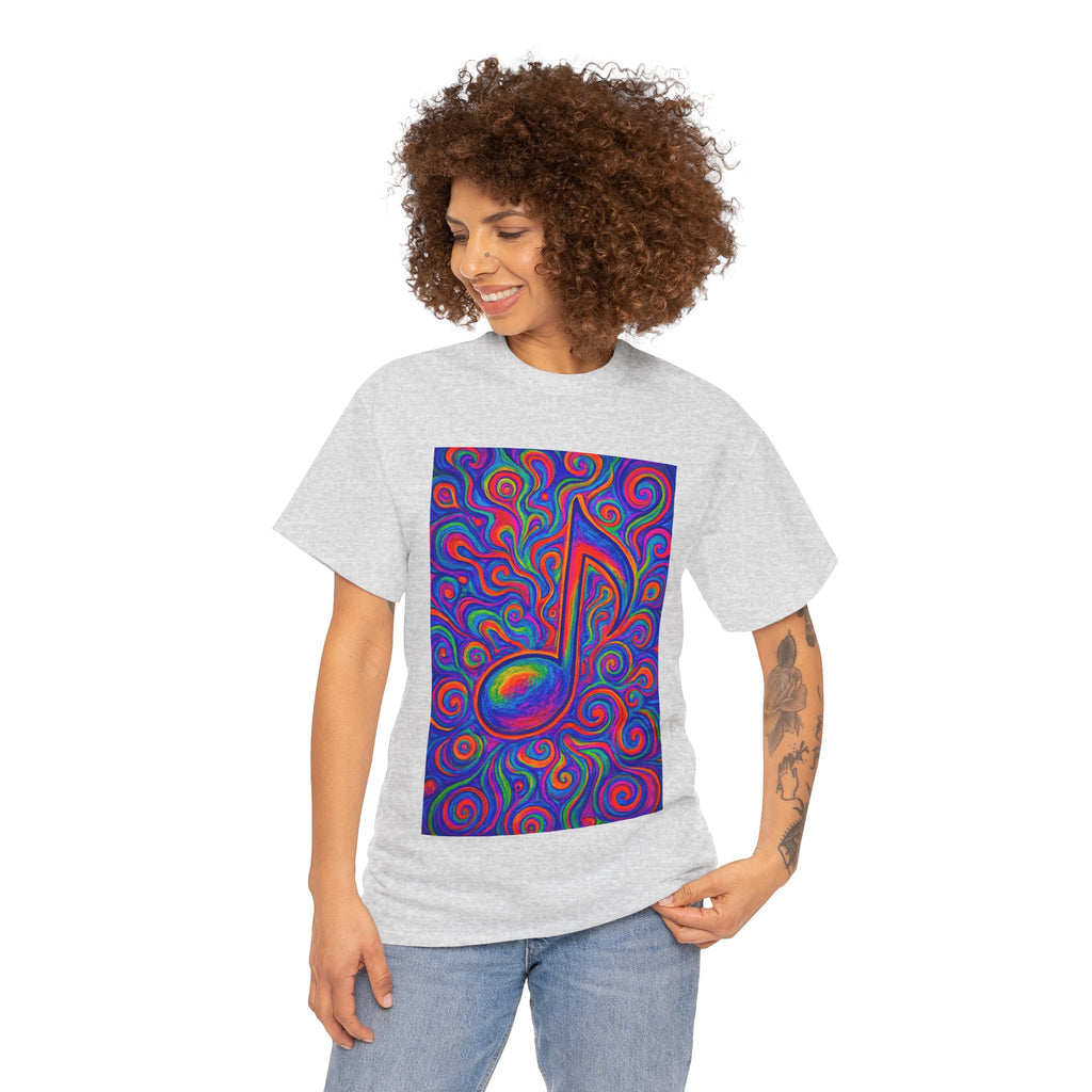 Psychedelic Music Note T-shirt